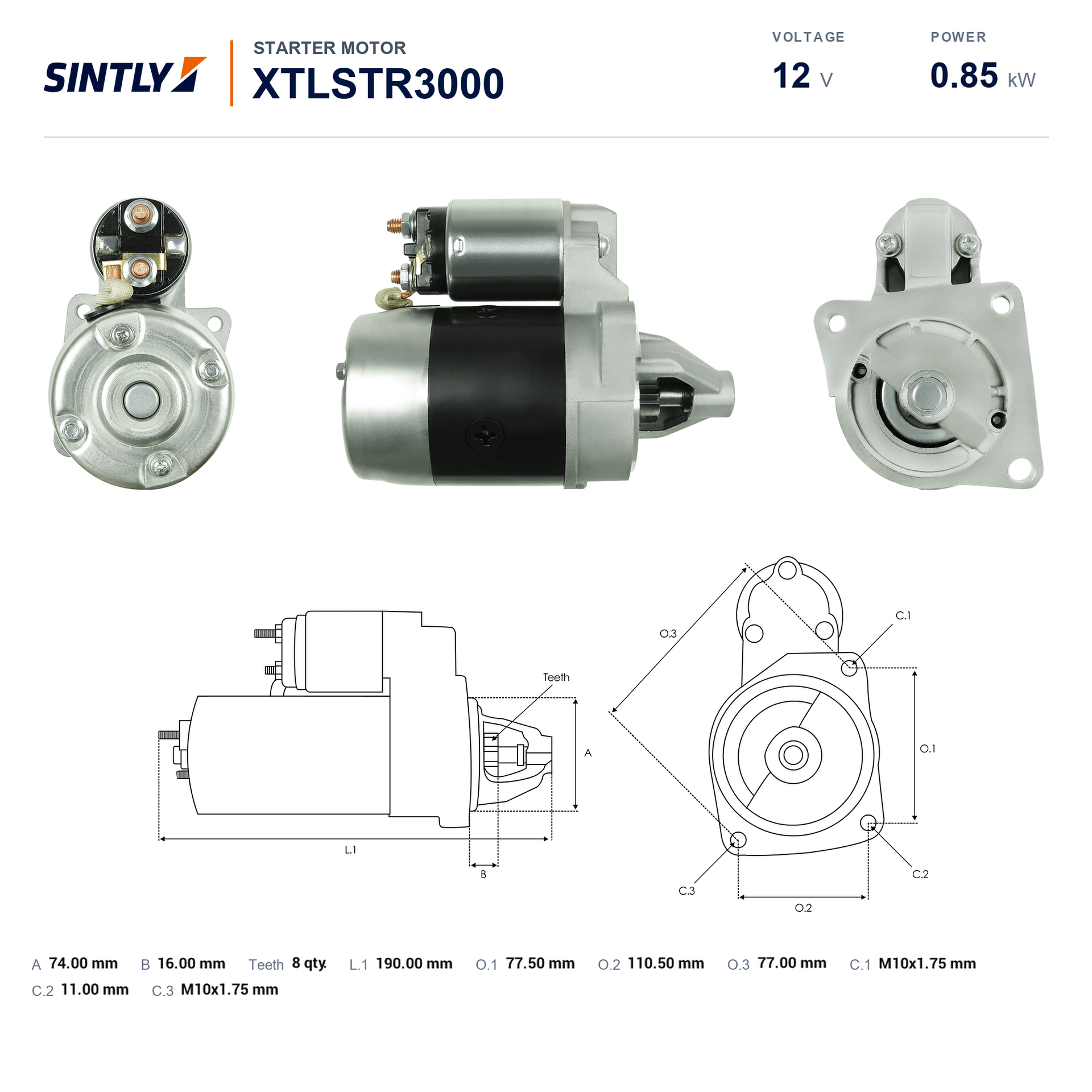 Starter XTLSTR3000