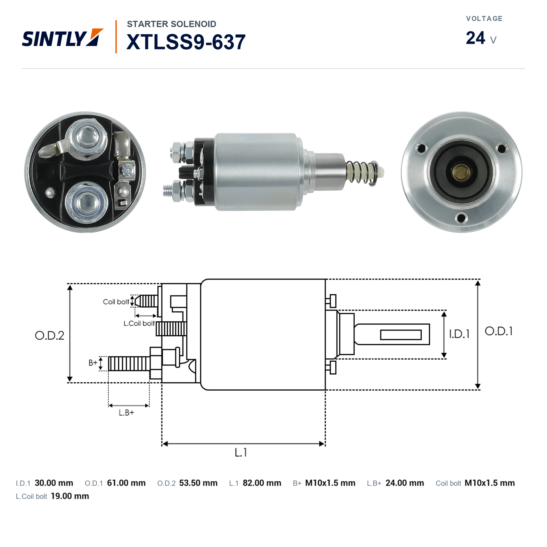 Starter Solenoid XTLSS9-637