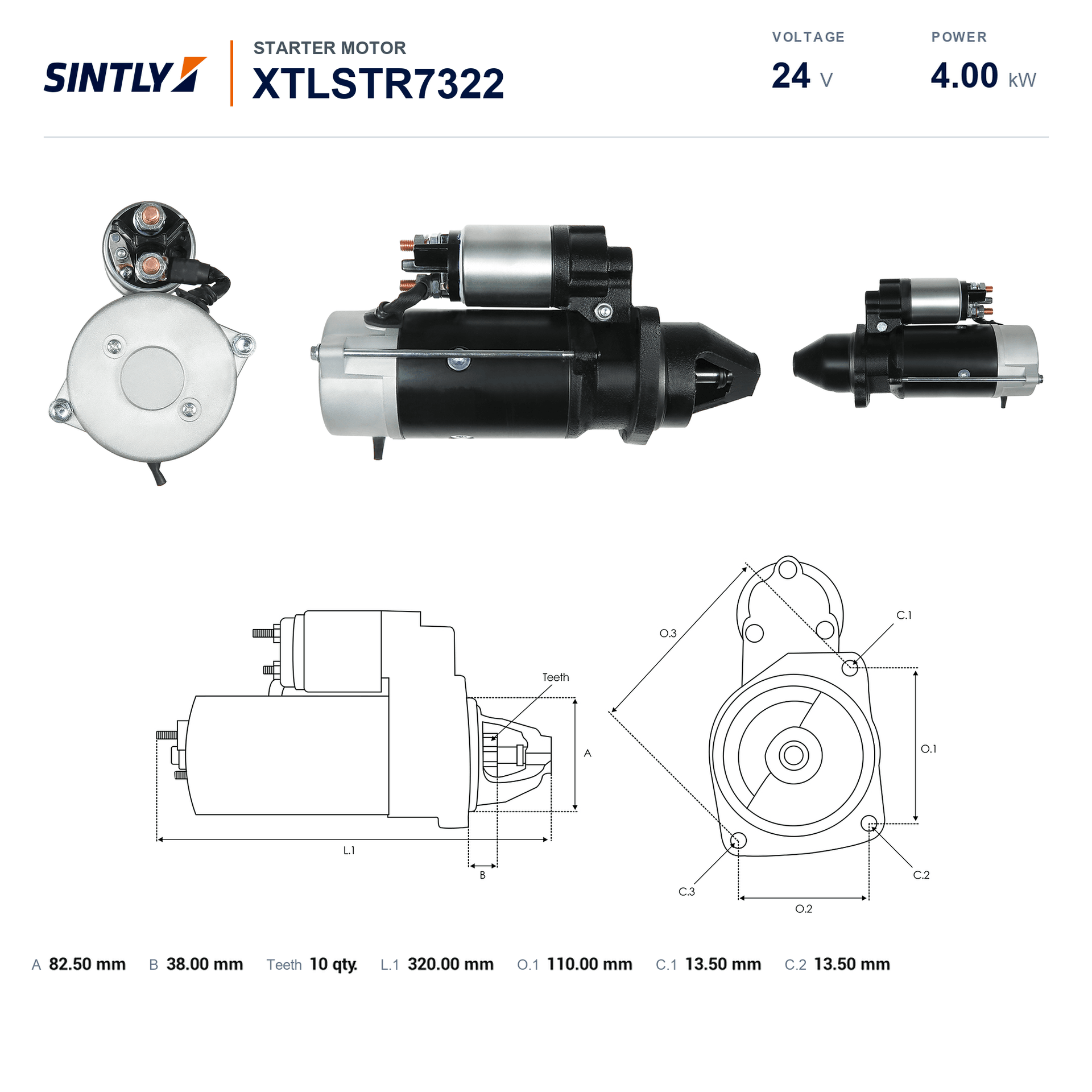 Starter XTLSTR7322
