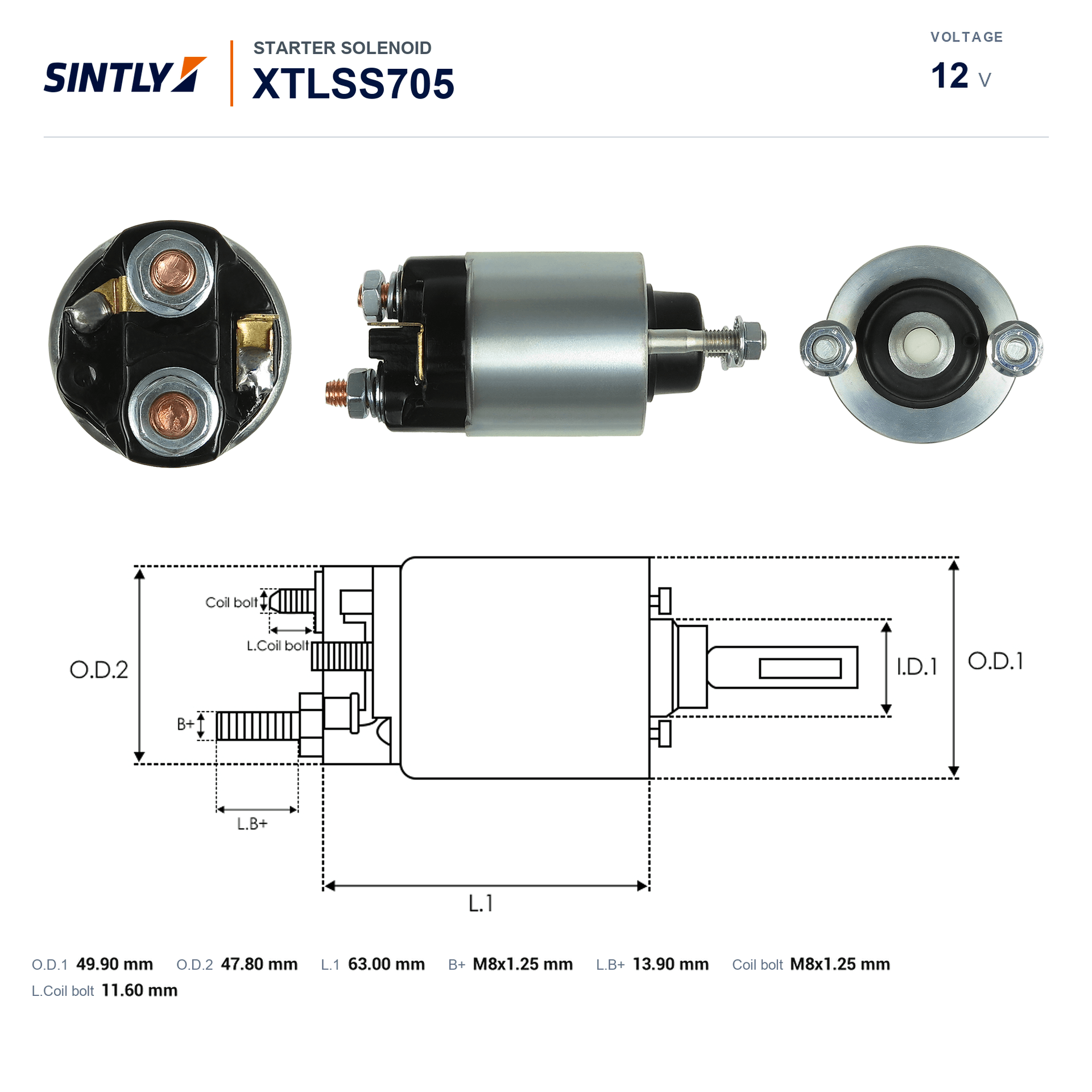 Starter Solenoid XTLSS705