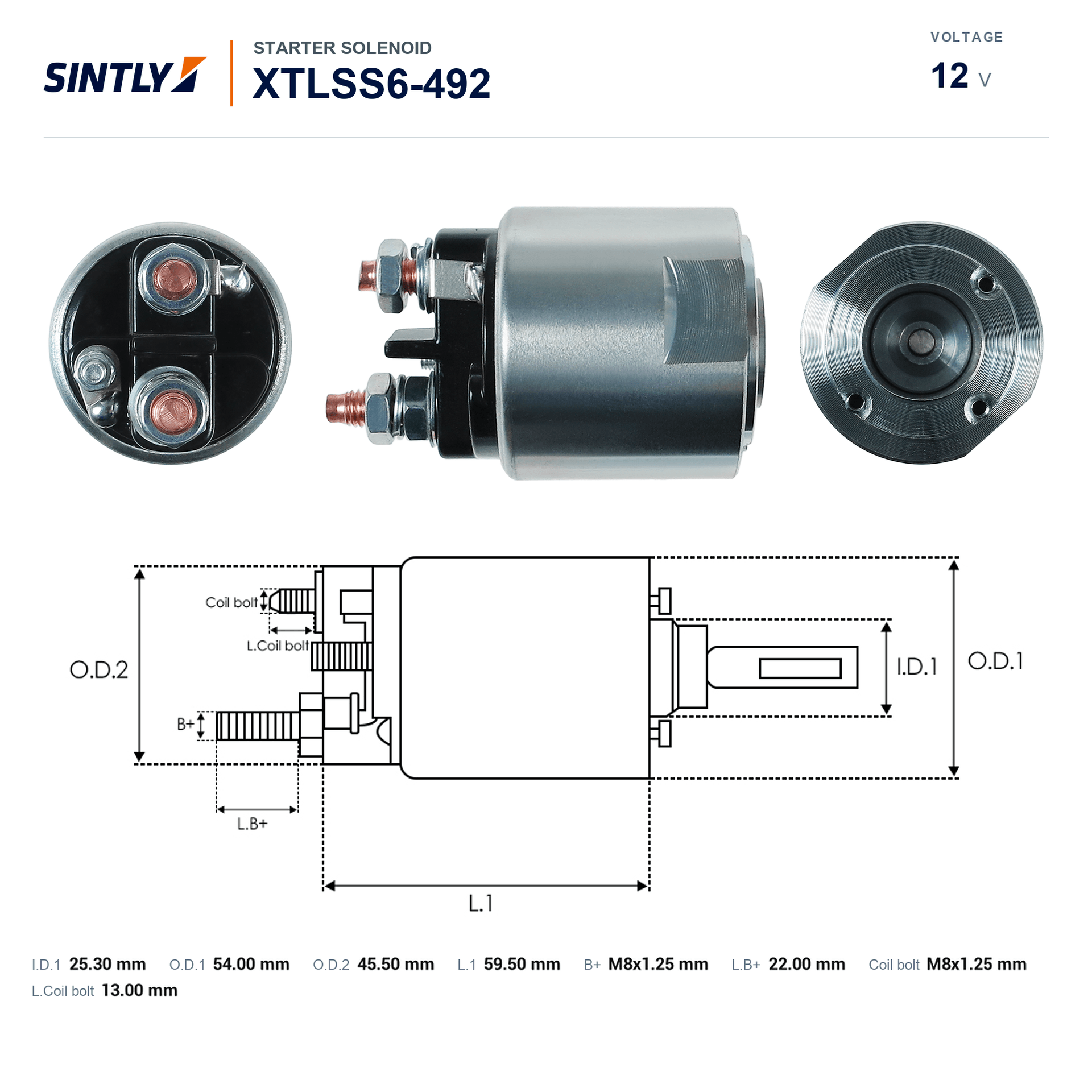 Starter Solenoid XTLSS6-492