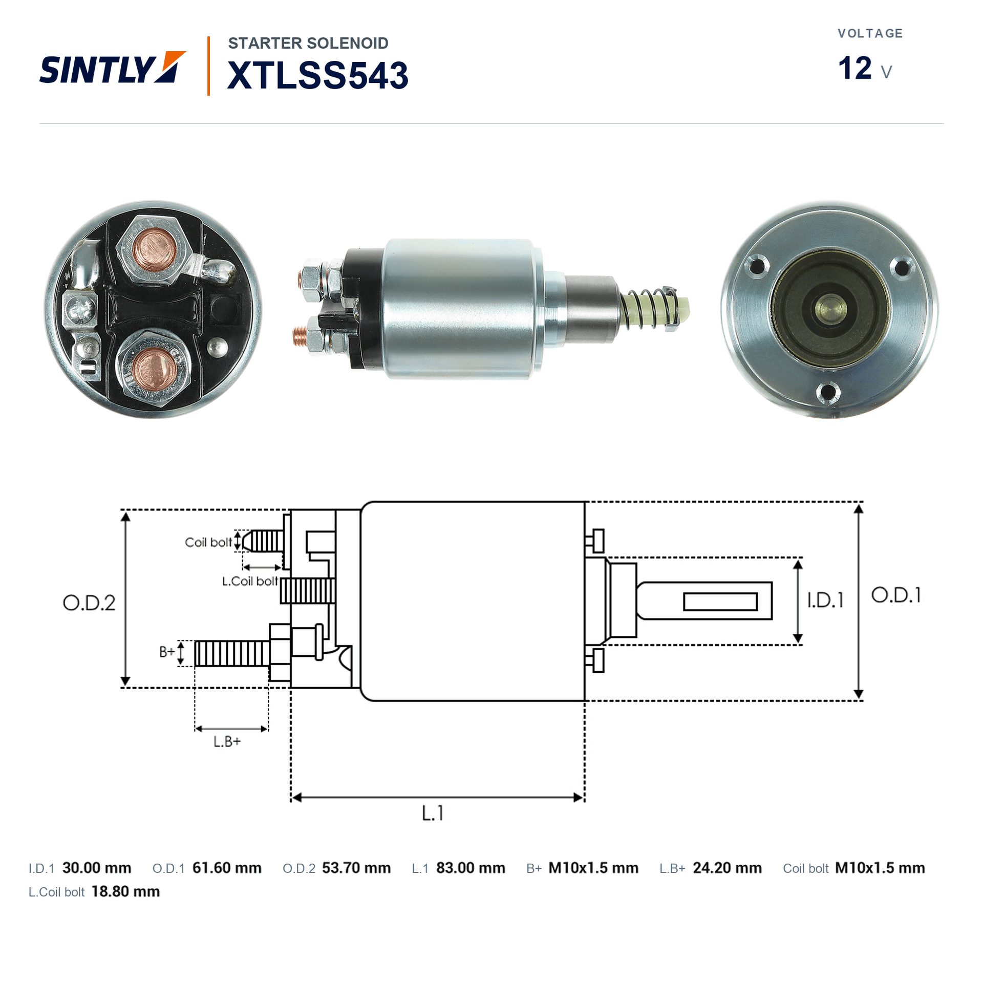 Starter Solenoid XTLSS543