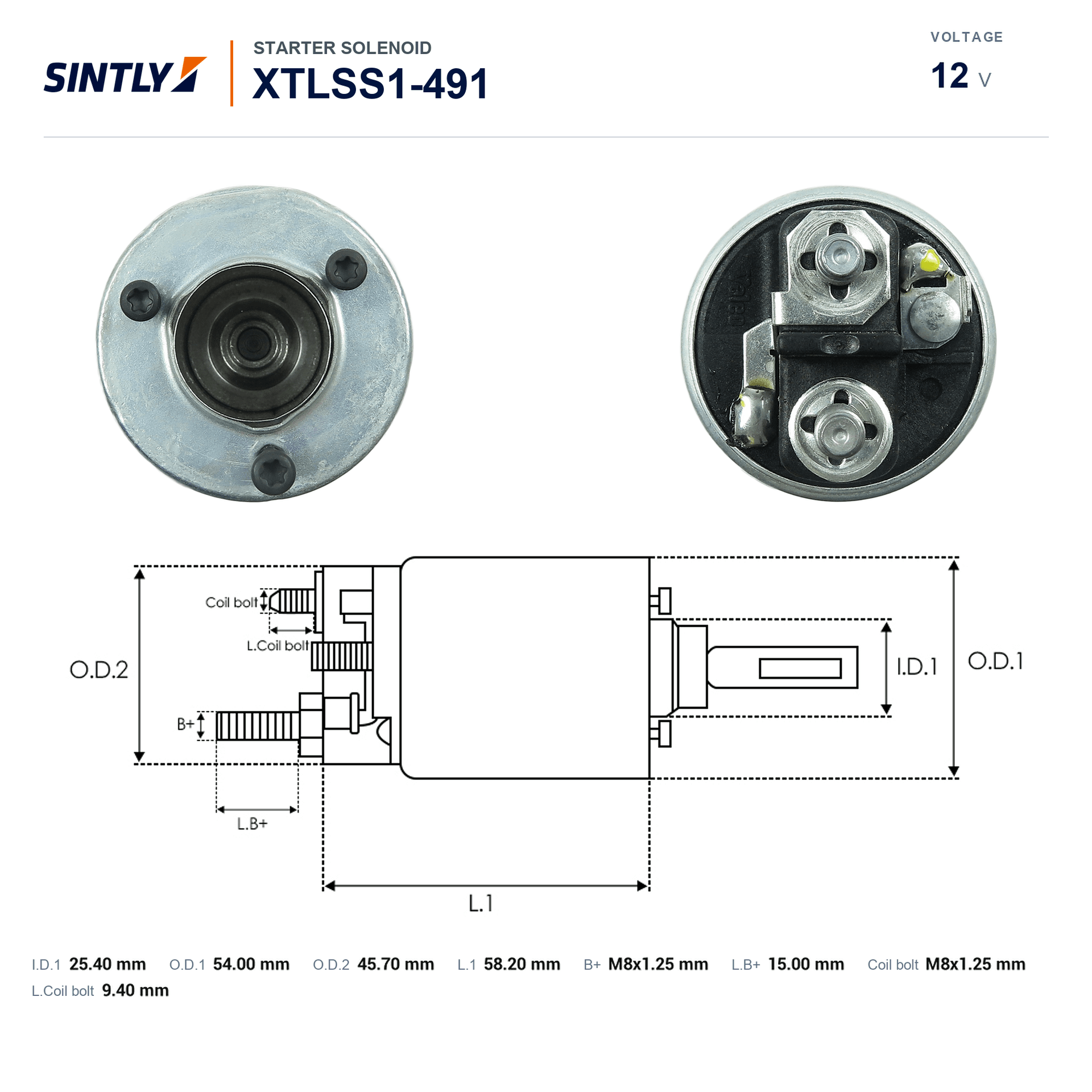 起动机电磁开关 XTLSS1-491