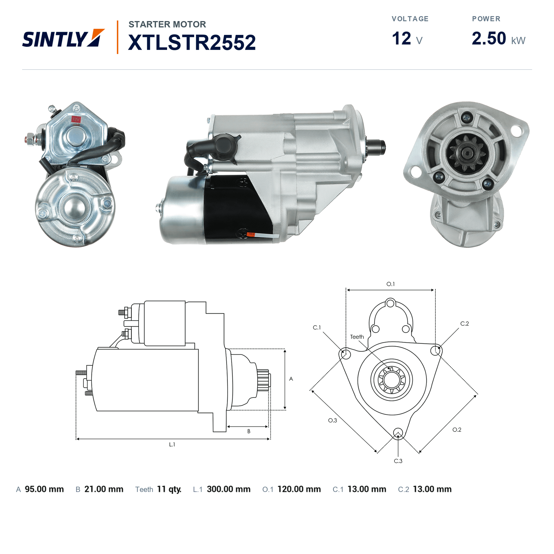 Starter XTLSTR2552