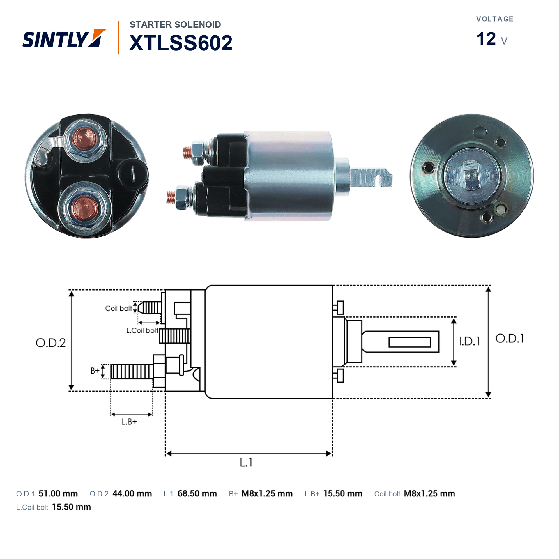 Starter Solenoid XTLSS602