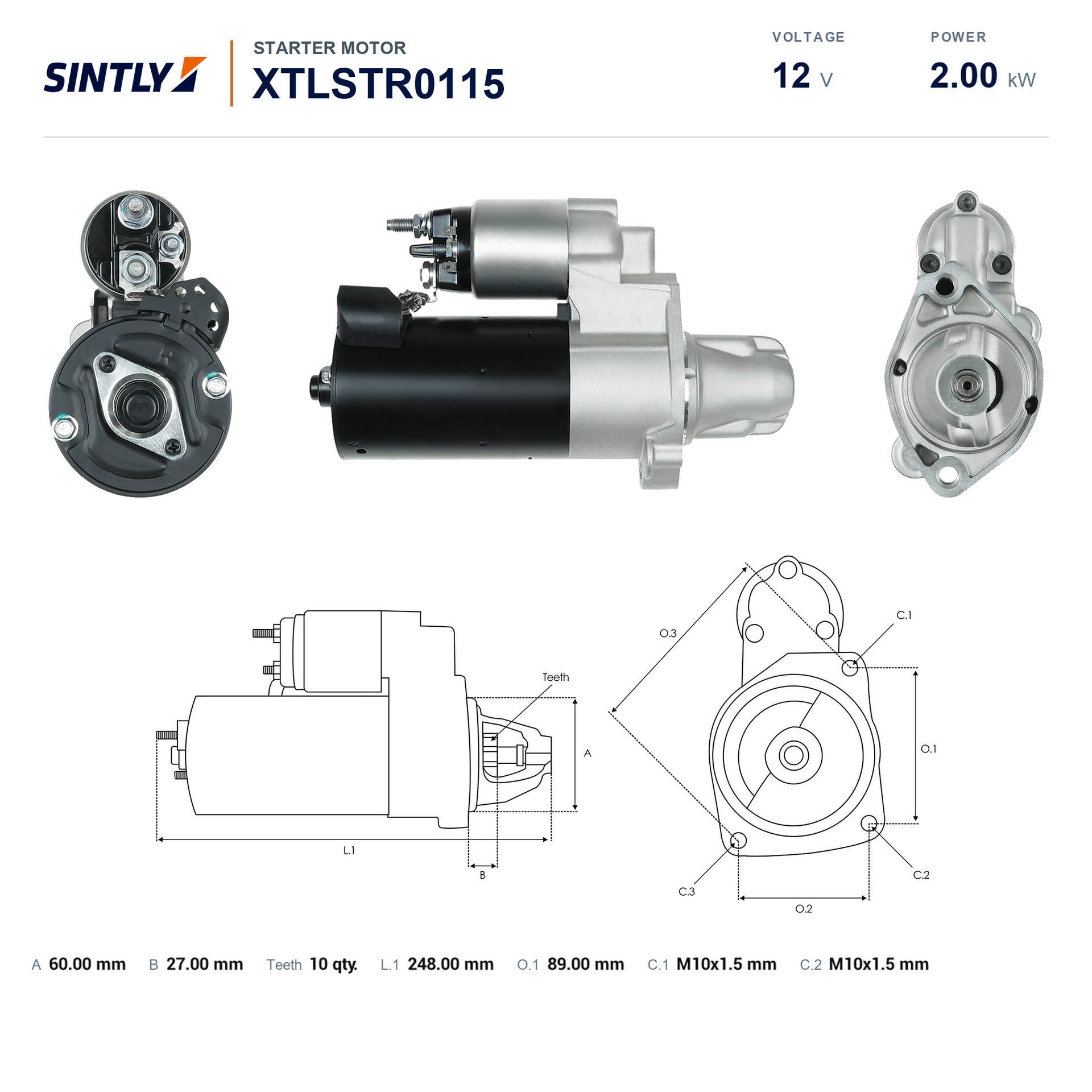 Starter XTLSTR0115