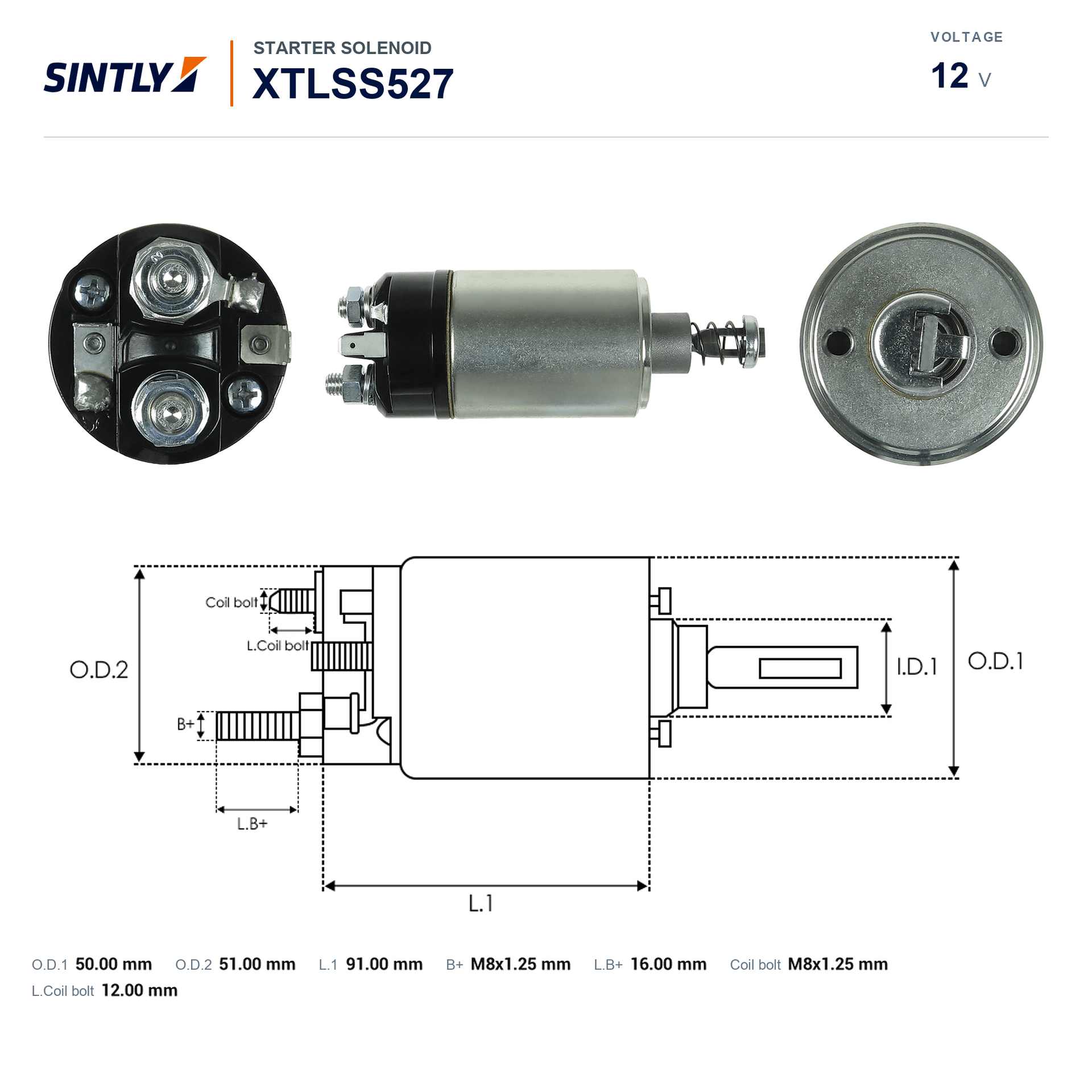 Starter Solenoid XTLSS527