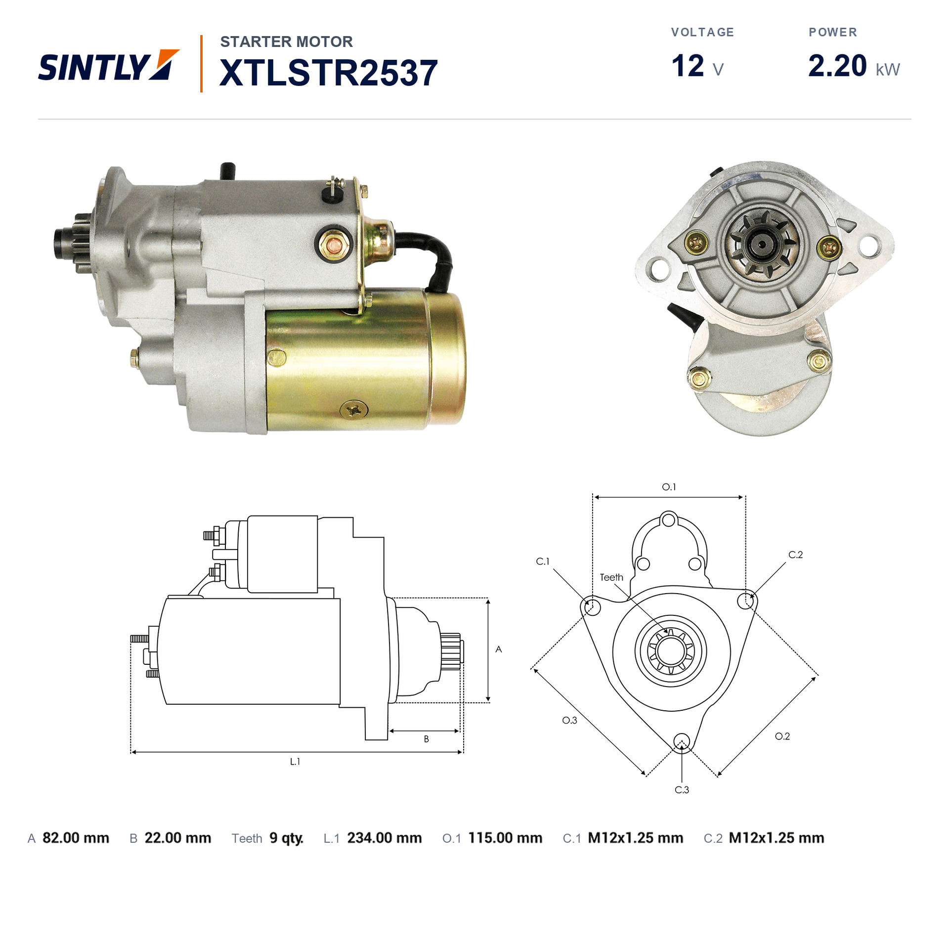 Starter XTLSTR2537