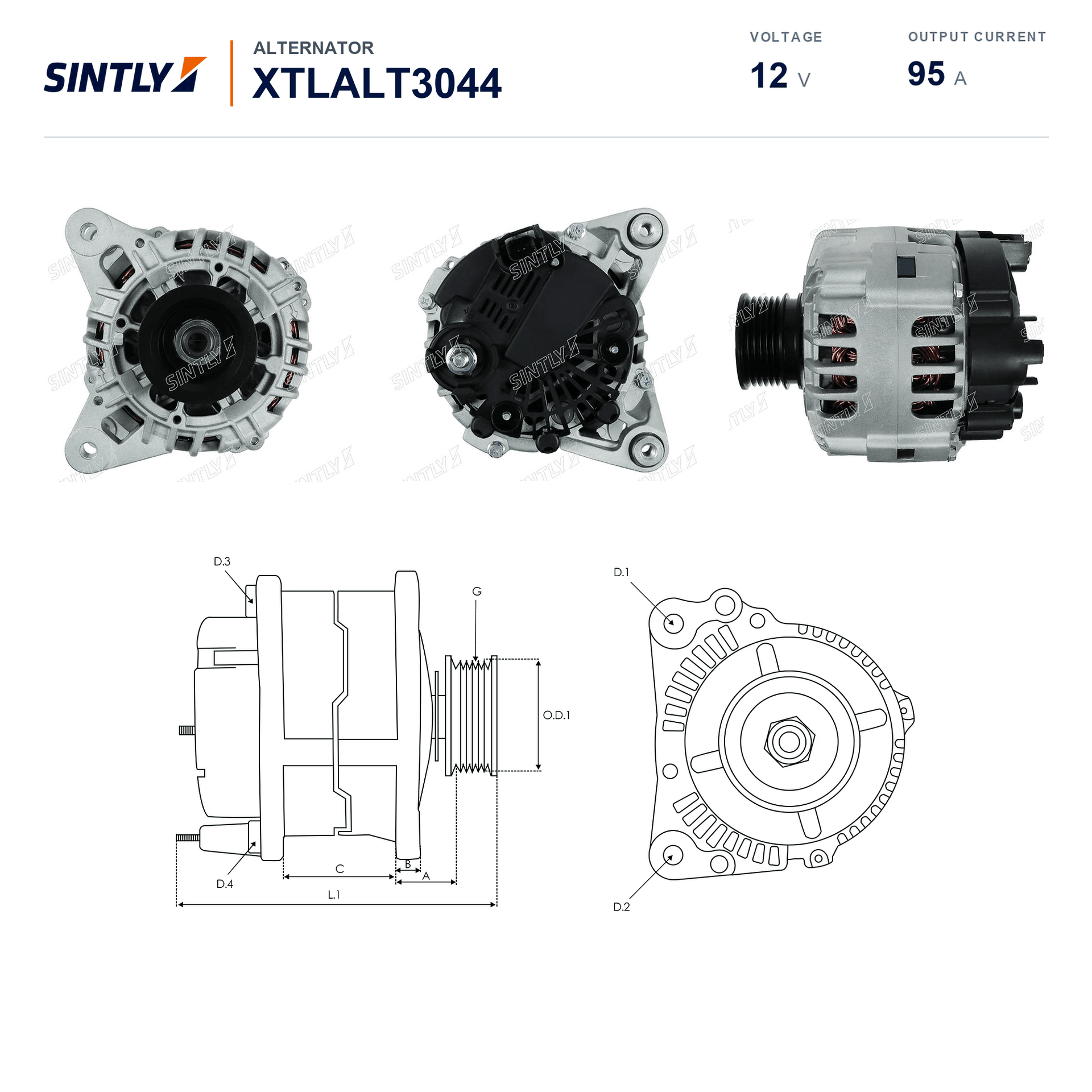 Alternator XTLALT3044
