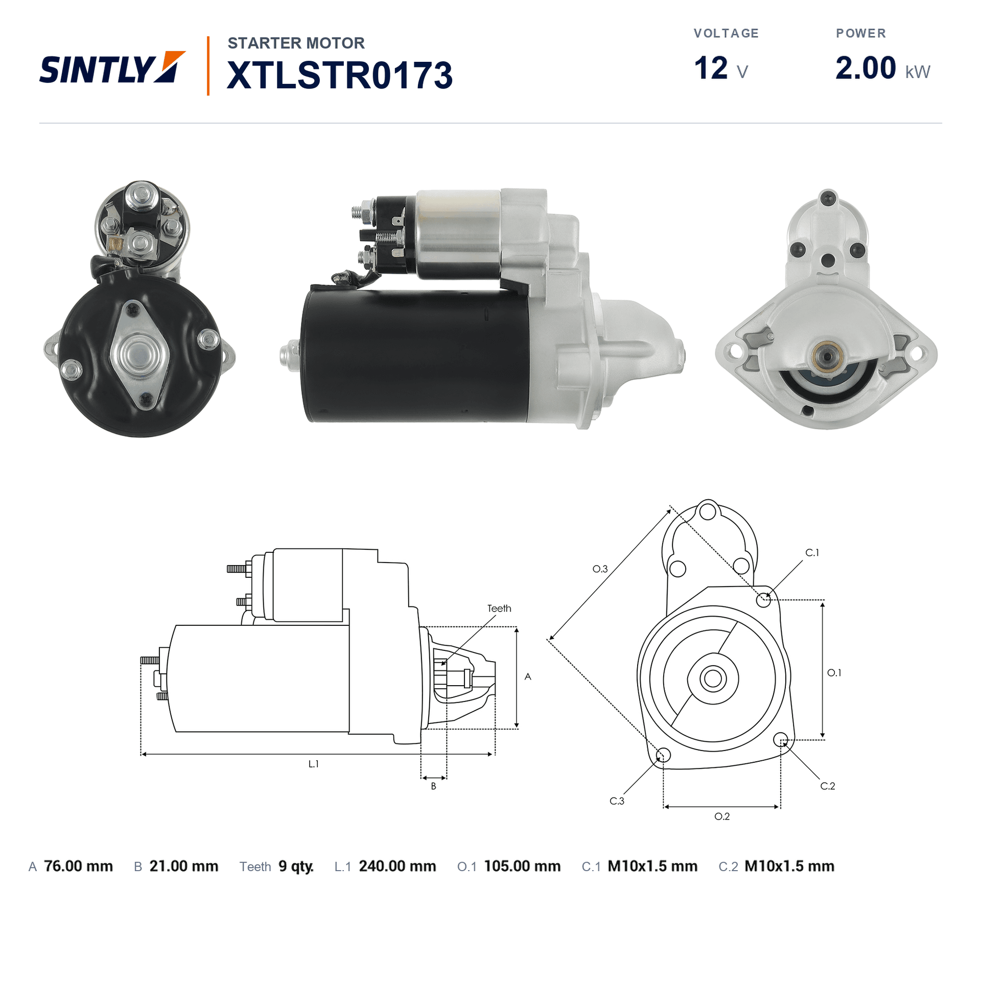 Starter XTLSTR0173