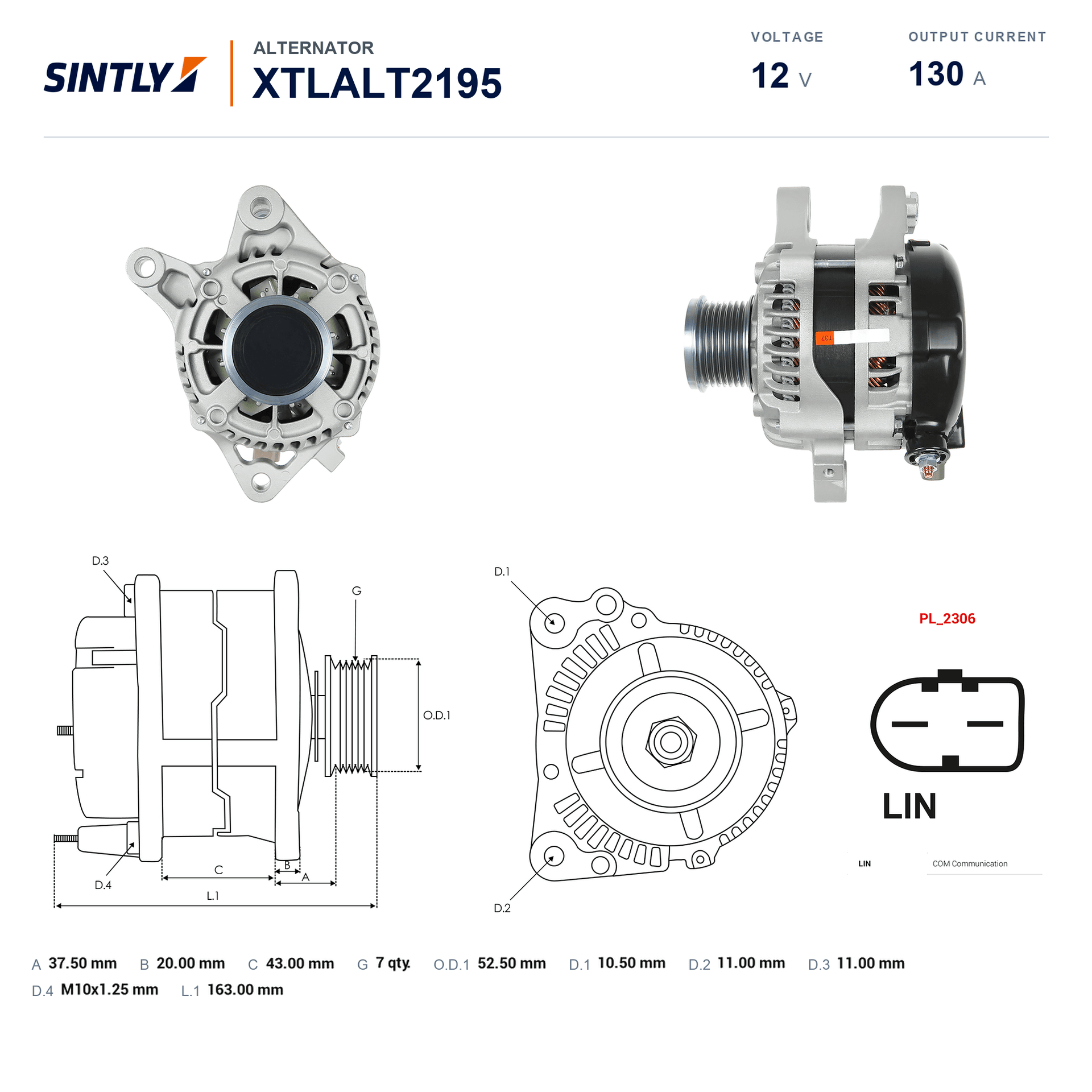 Alternator XTLALT2195