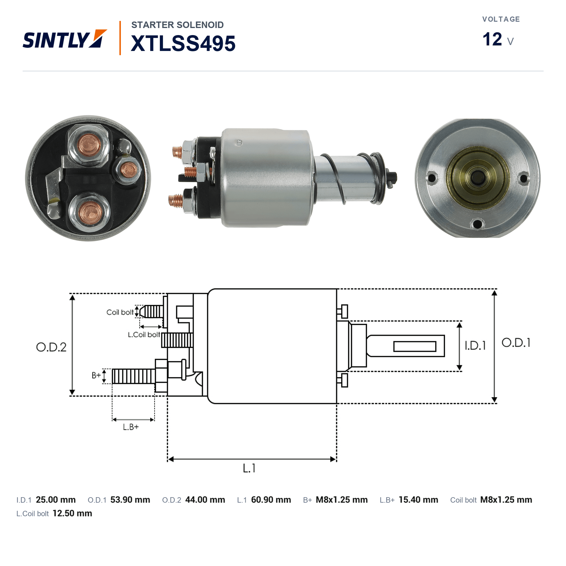 Starter Solenoid XTLSS495
