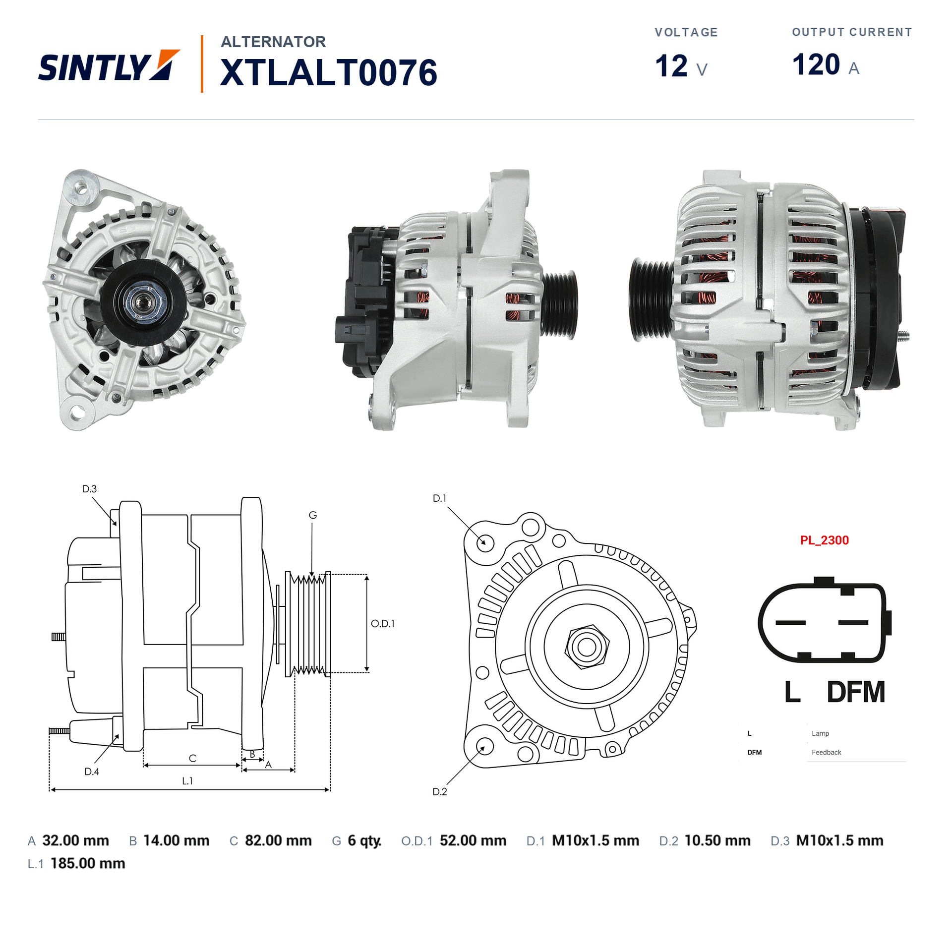发电机 XTLALT0076