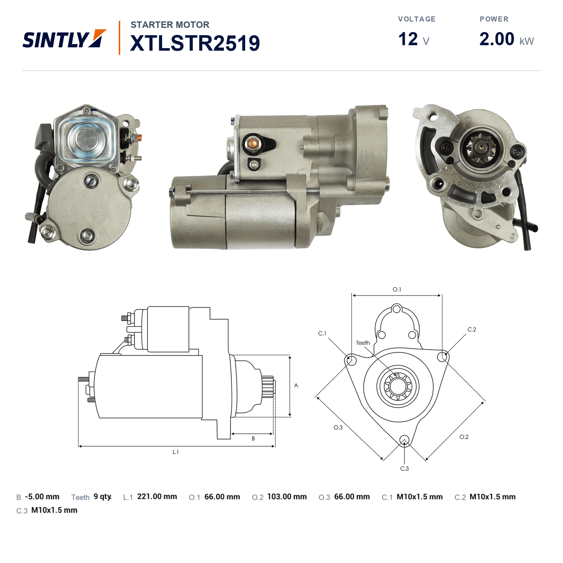 Starter XTLSTR2519