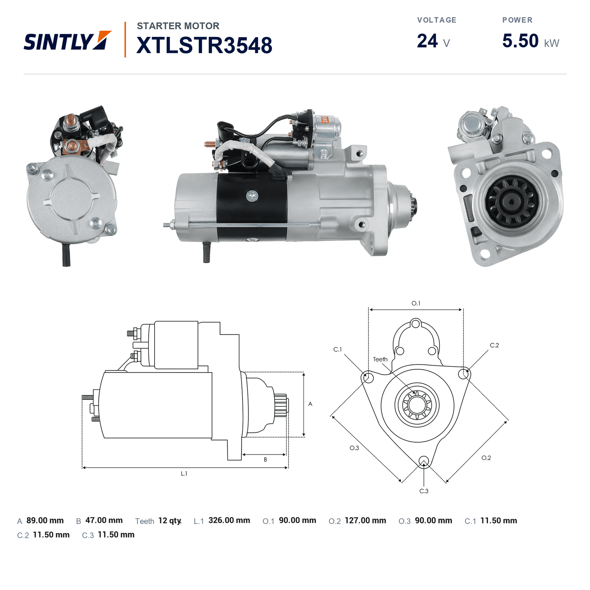 Starter XTLSTR3548