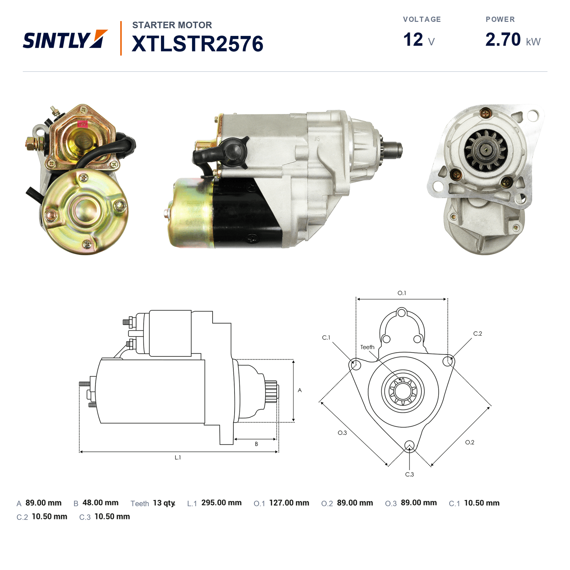 Starter XTLSTR2576