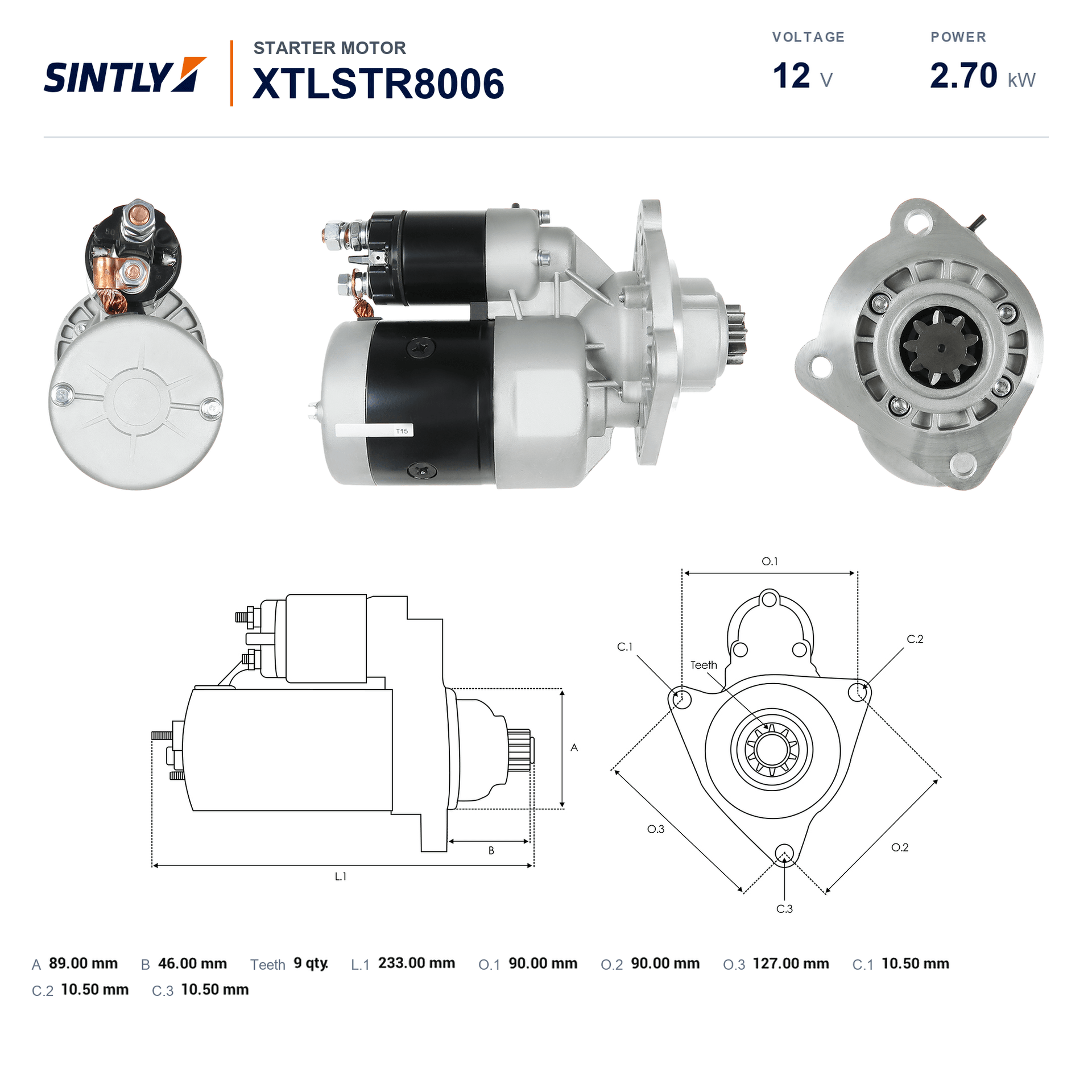 Starter XTLSTR8006