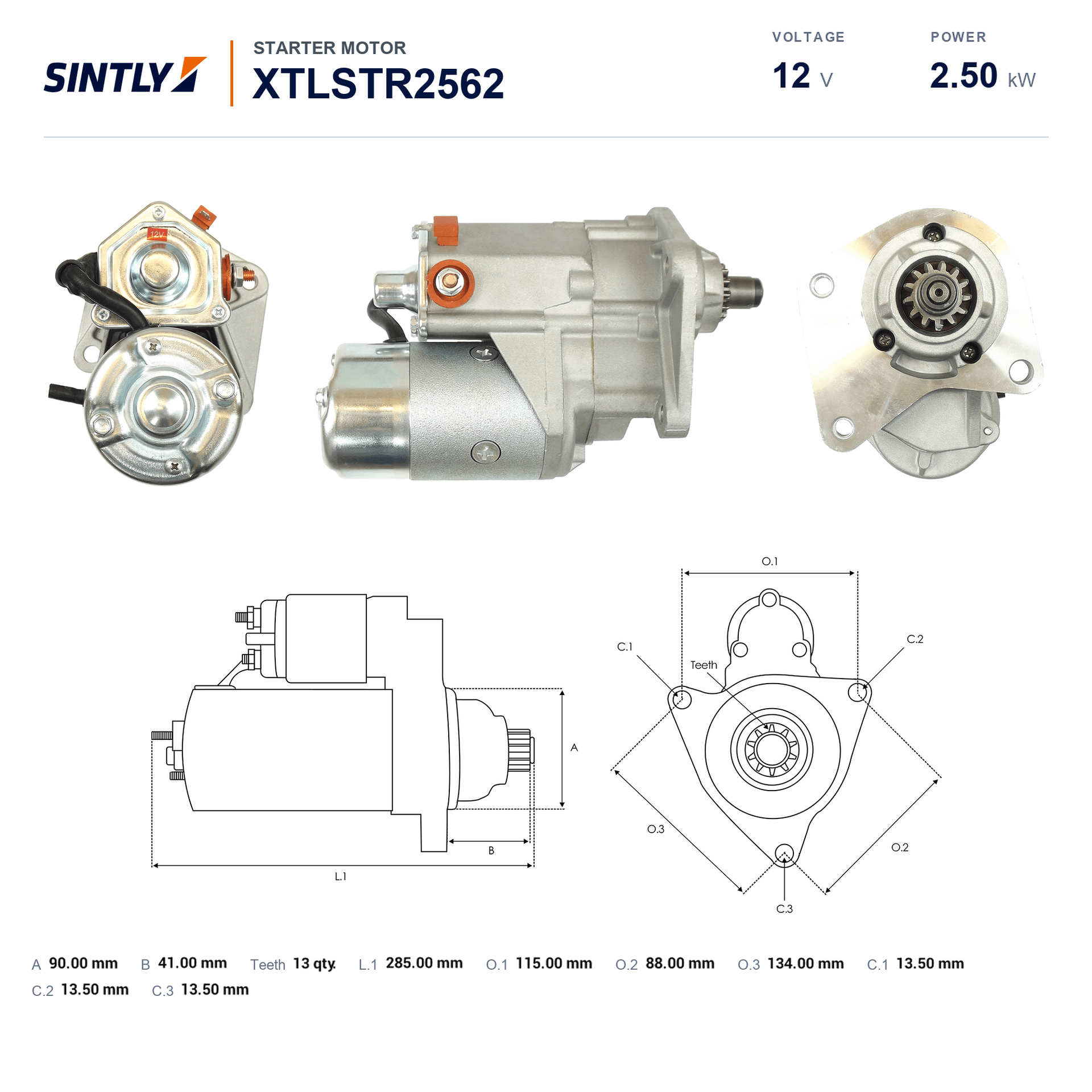 Starter XTLSTR2562