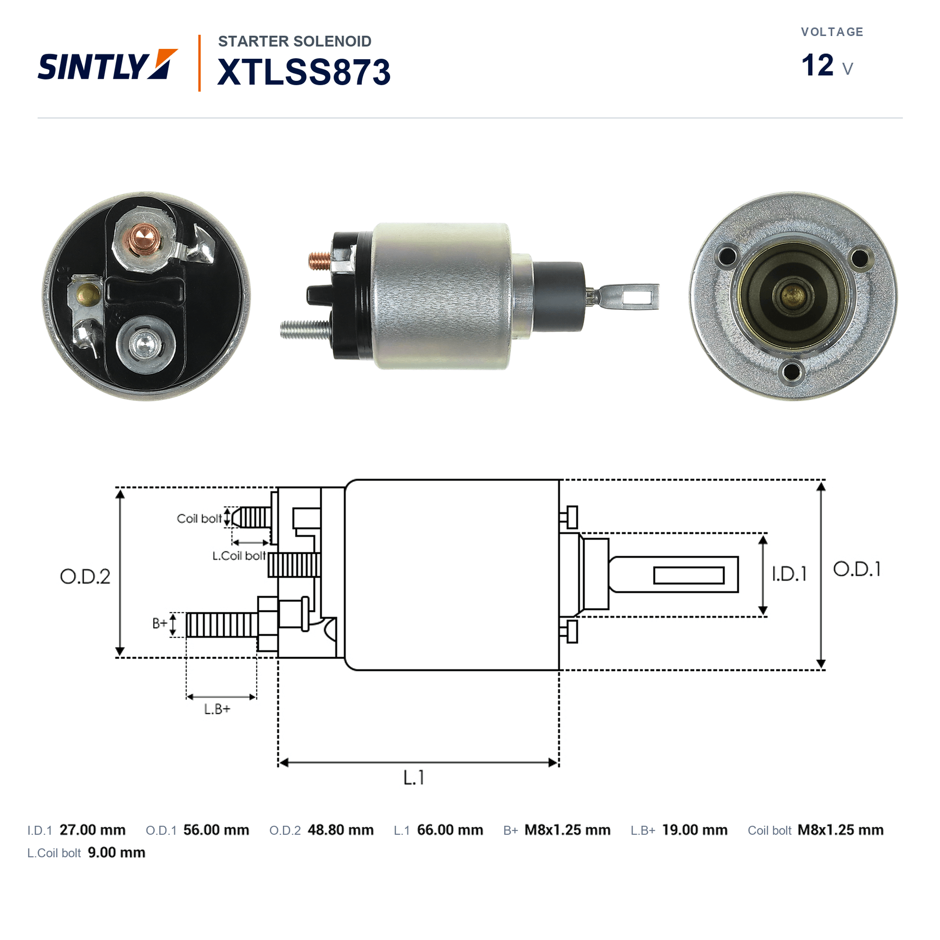 Starter Solenoid XTLSS873