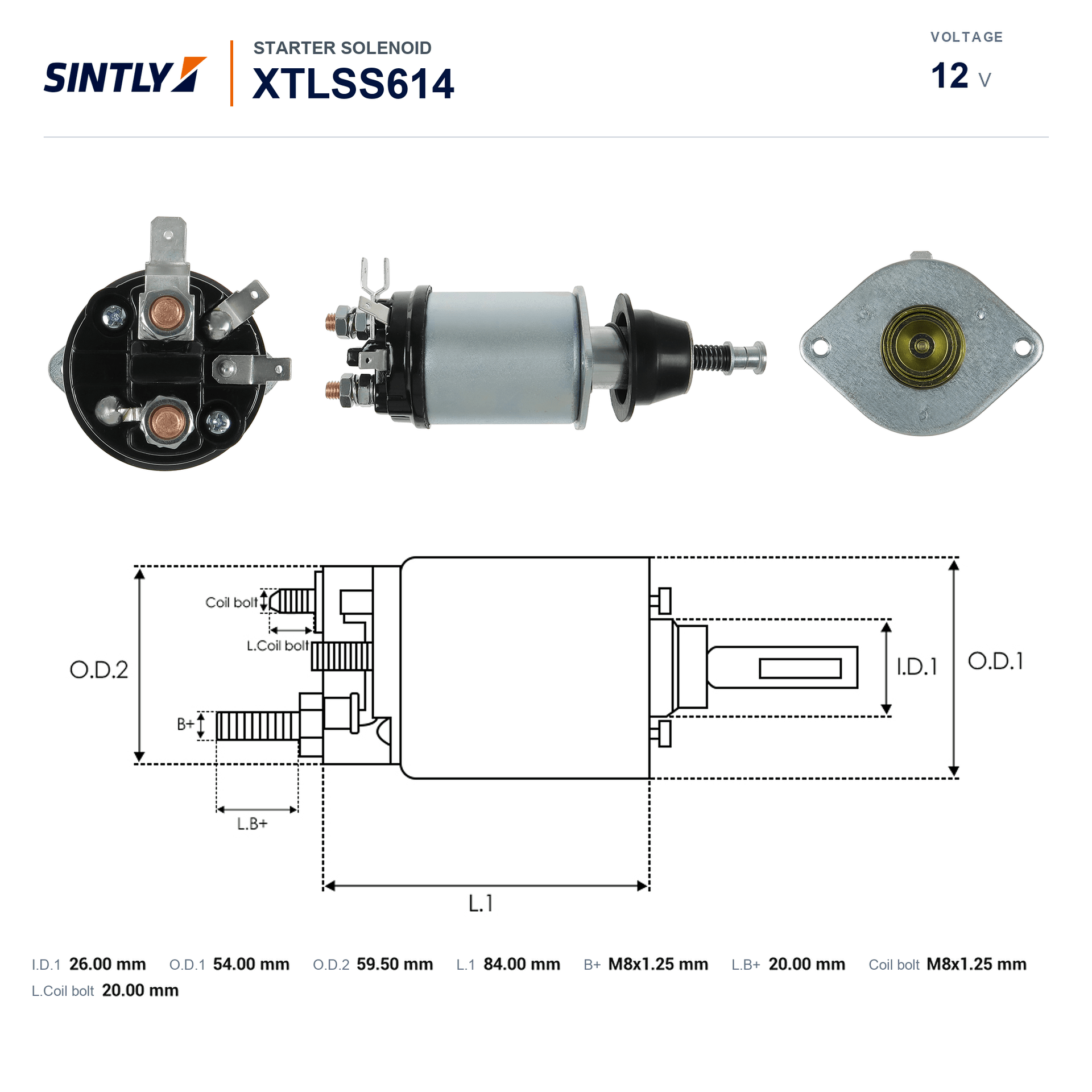 Starter Solenoid XTLSS614