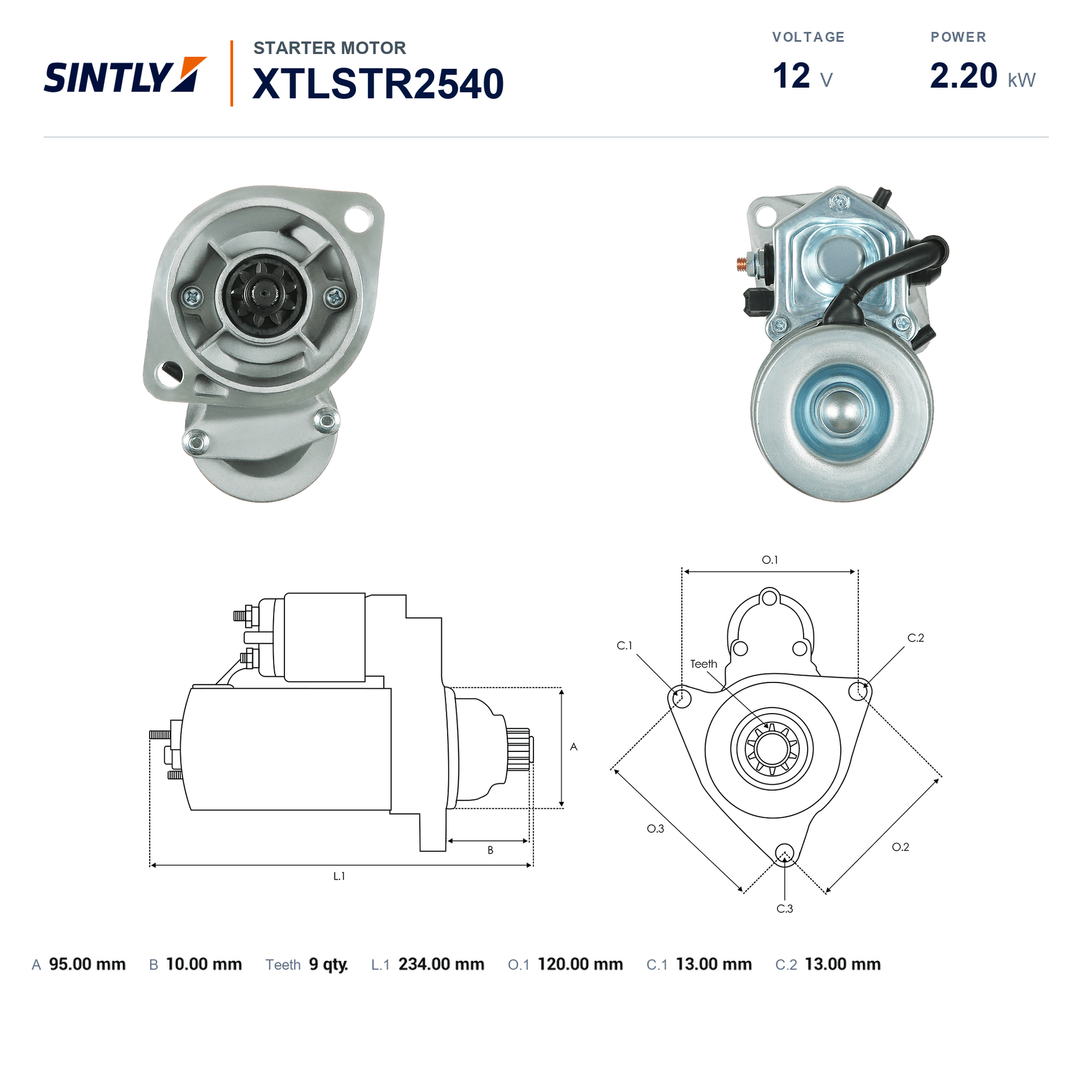 Starter XTLSTR2540