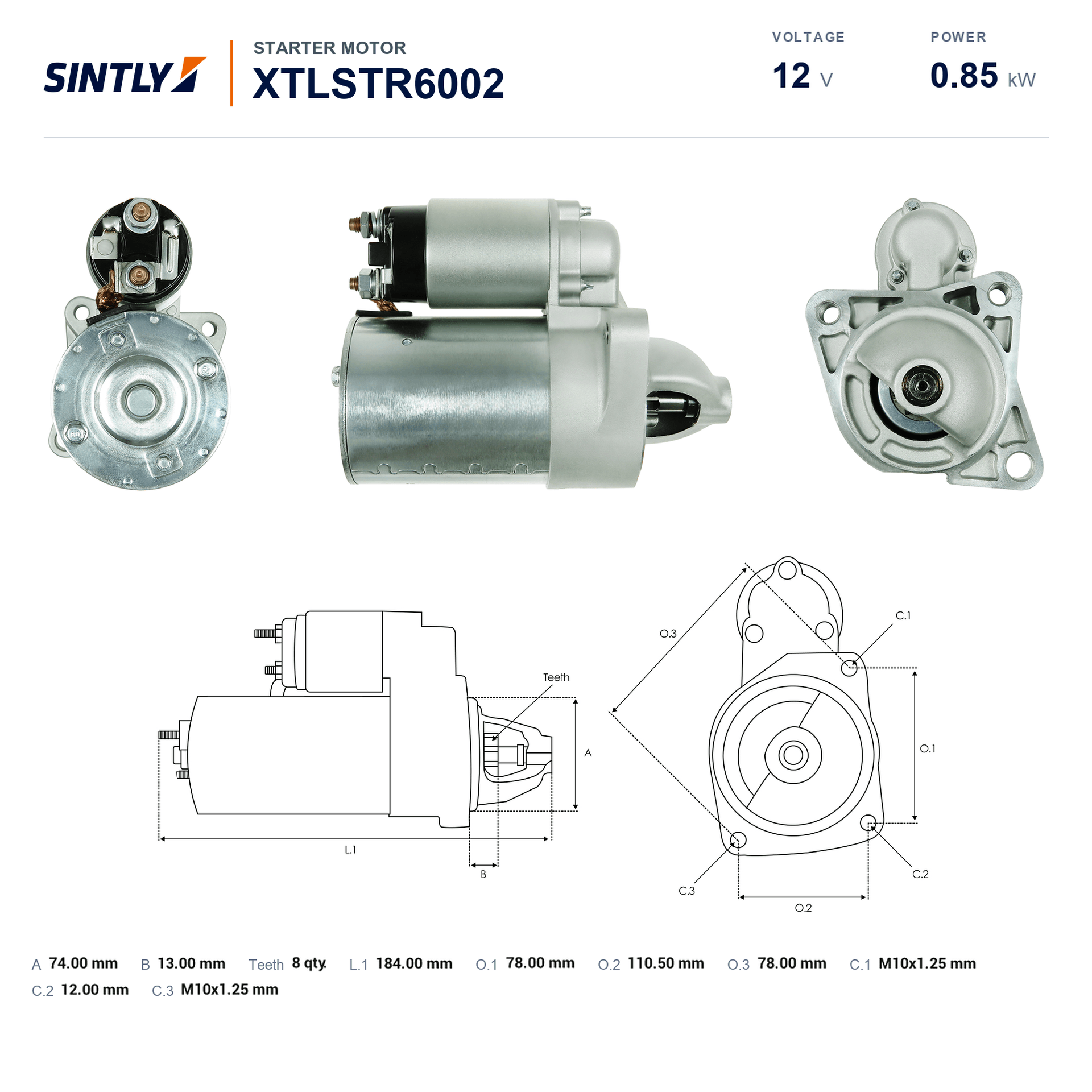Starter XTLSTR6002