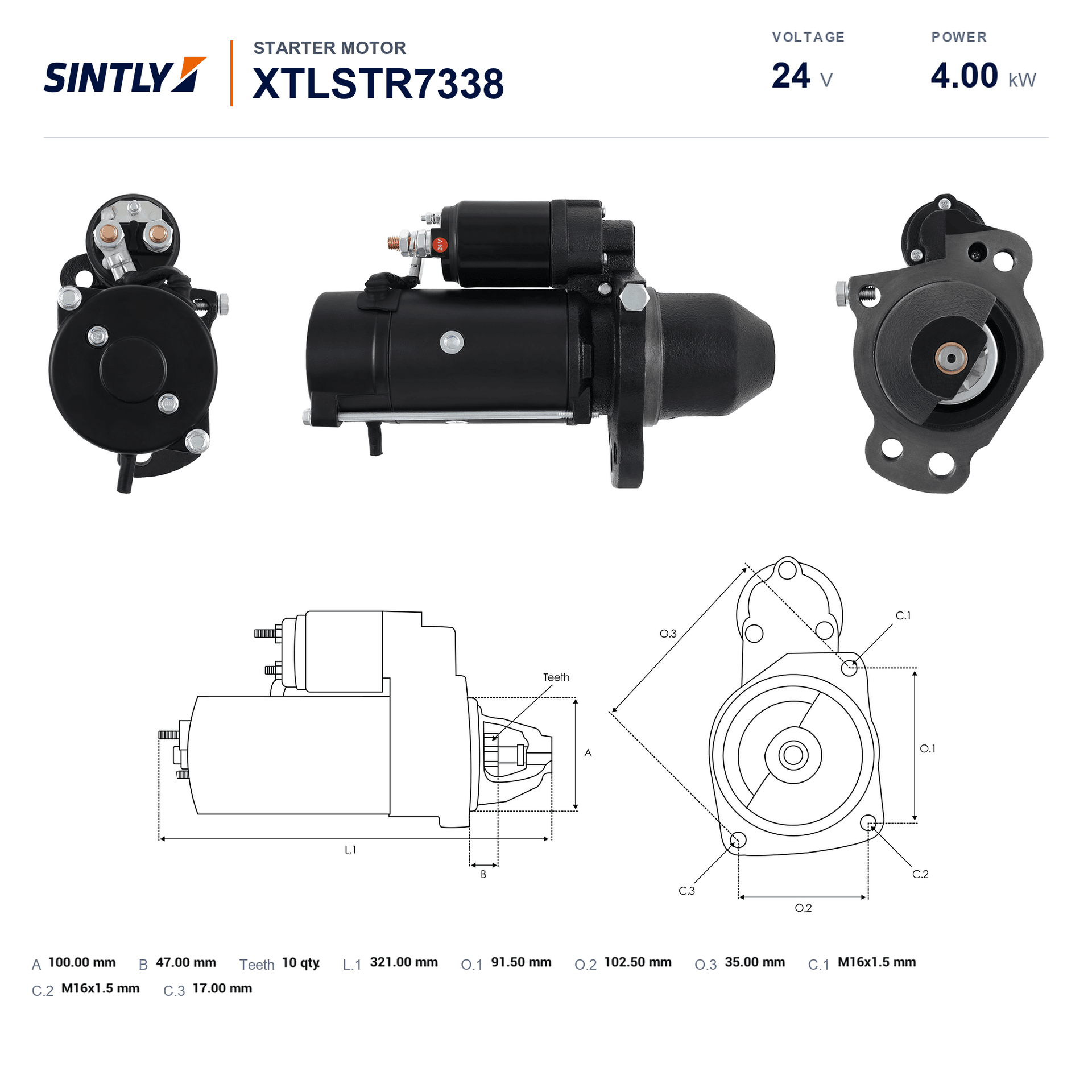 Starter XTLSTR7338
