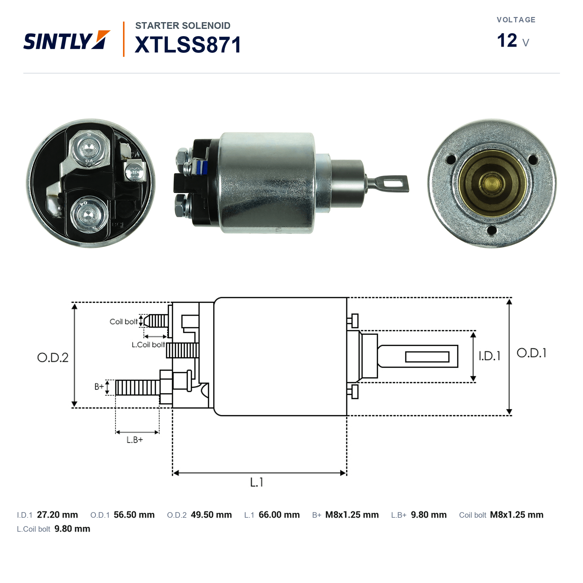 Starter Solenoid XTLSS871
