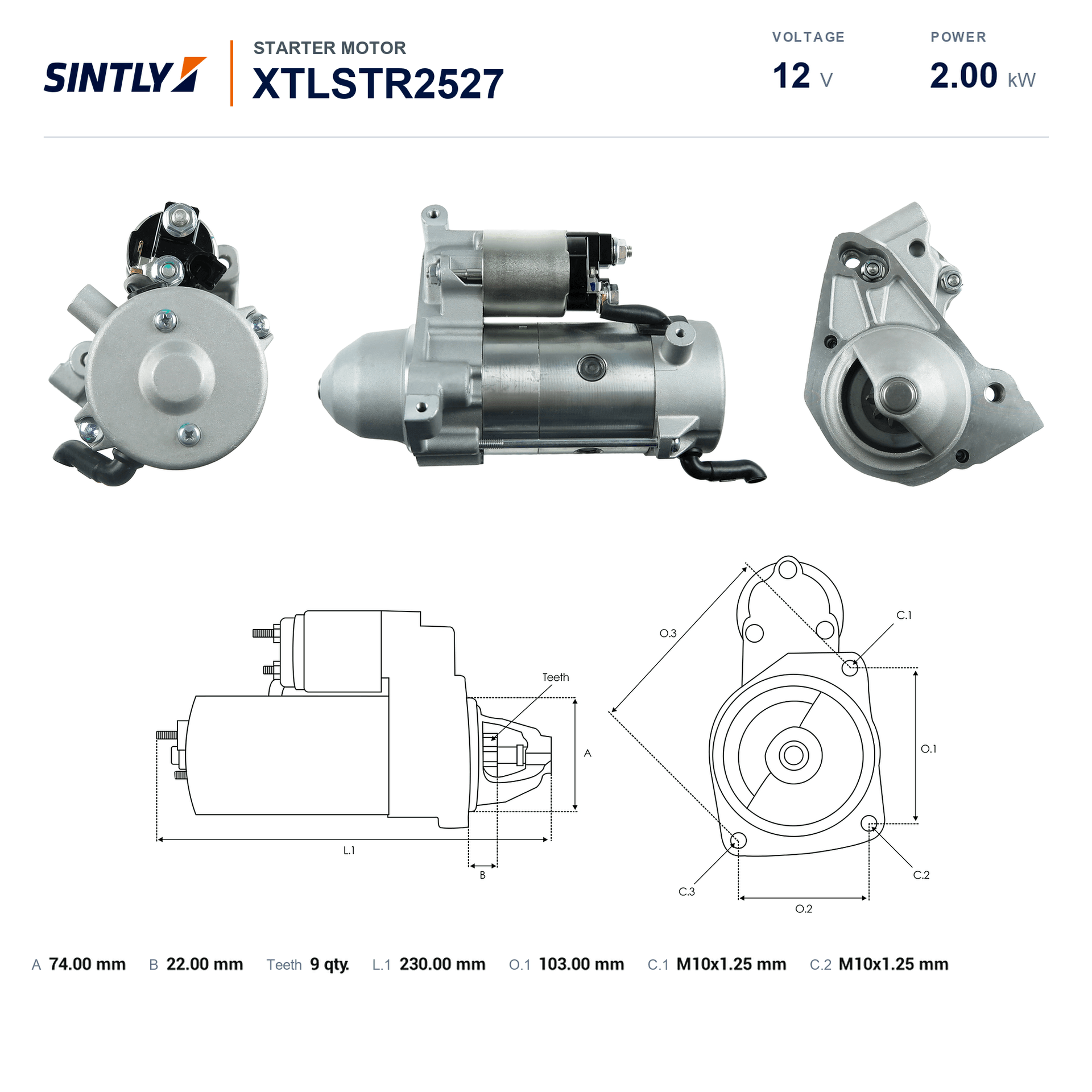 Starter XTLSTR2527