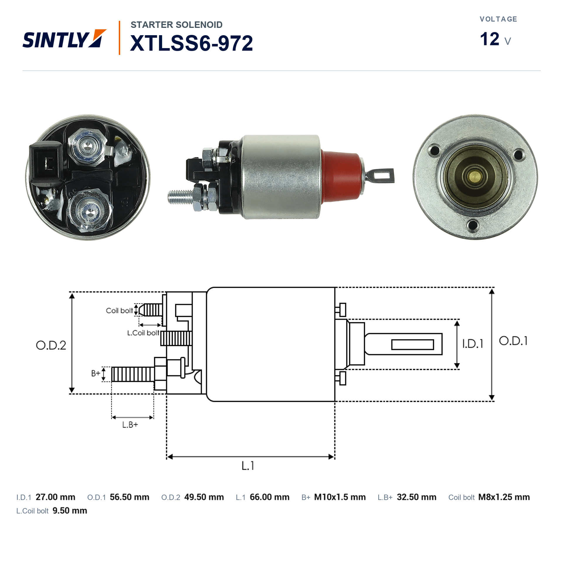 Starter Solenoid XTLSS6-972