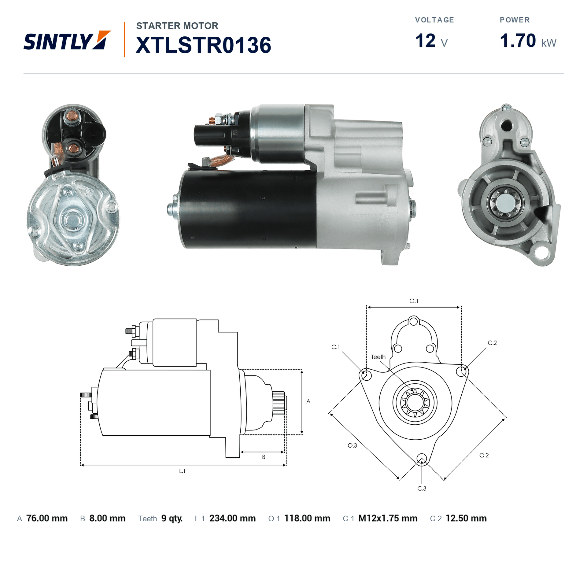Starter XTLSTR0136