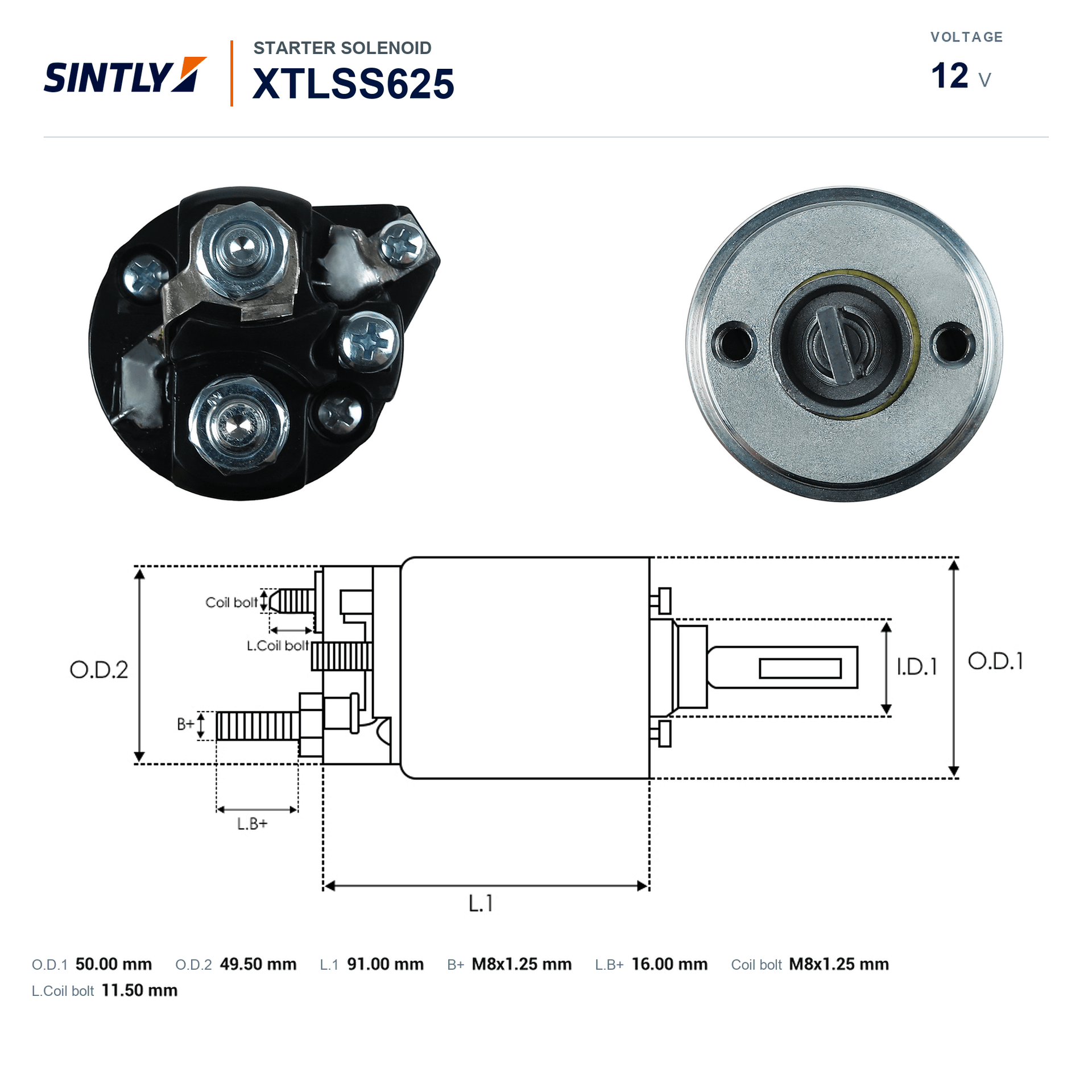 Starter Solenoid XTLSS625