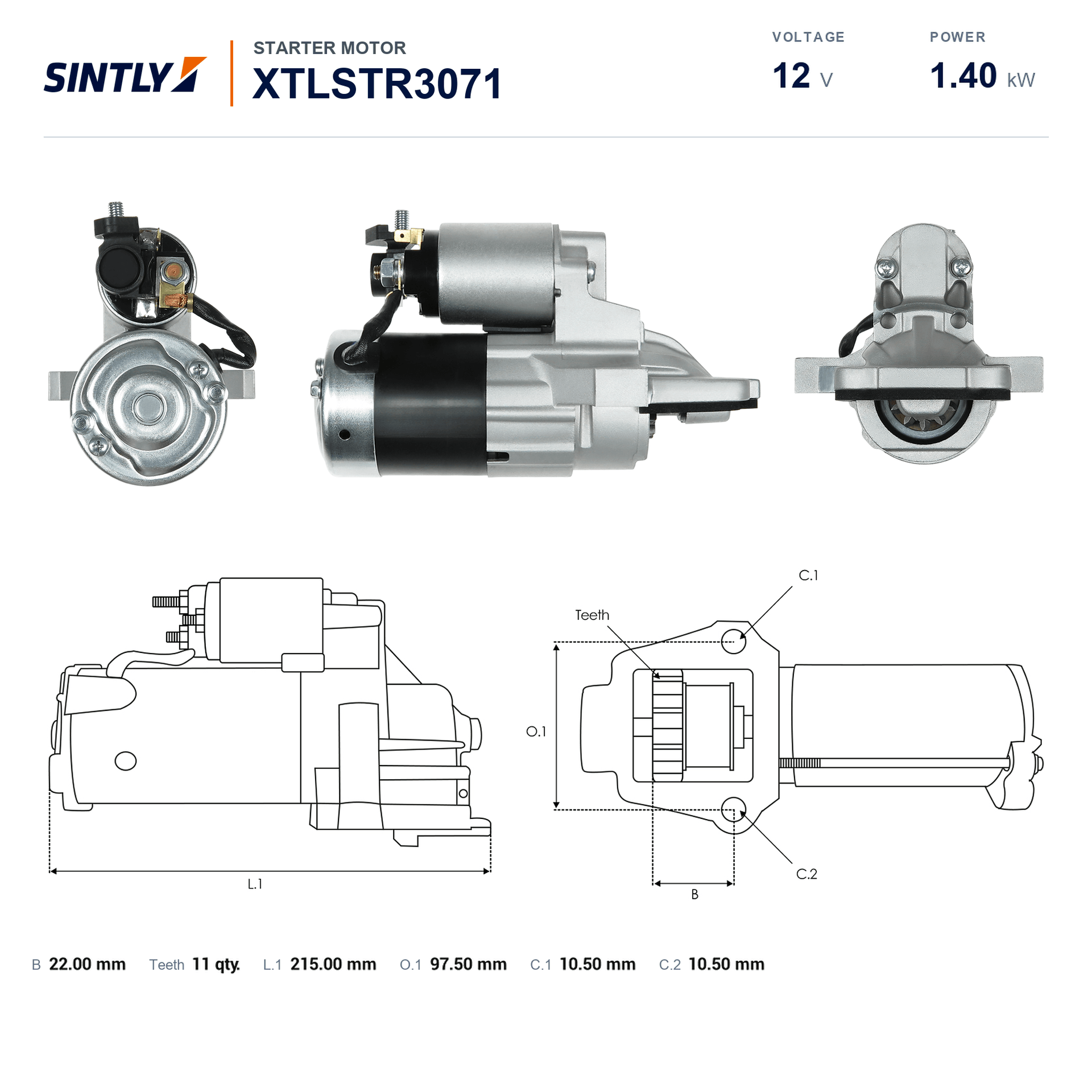 Starter XTLSTR3071