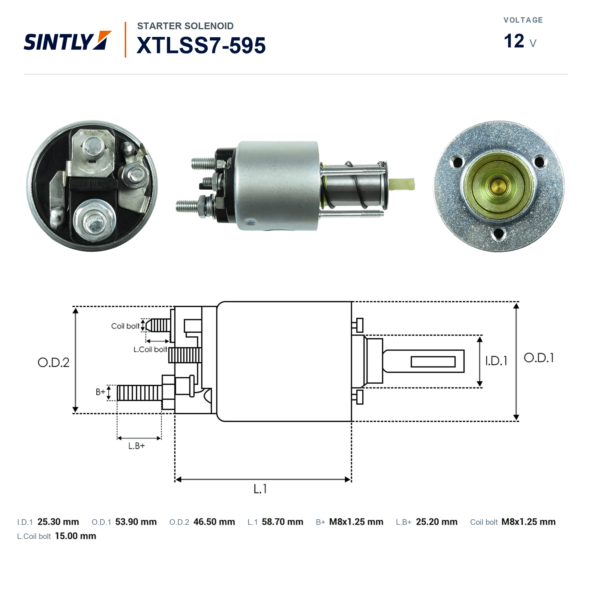 Starter Solenoid XTLSS7-595