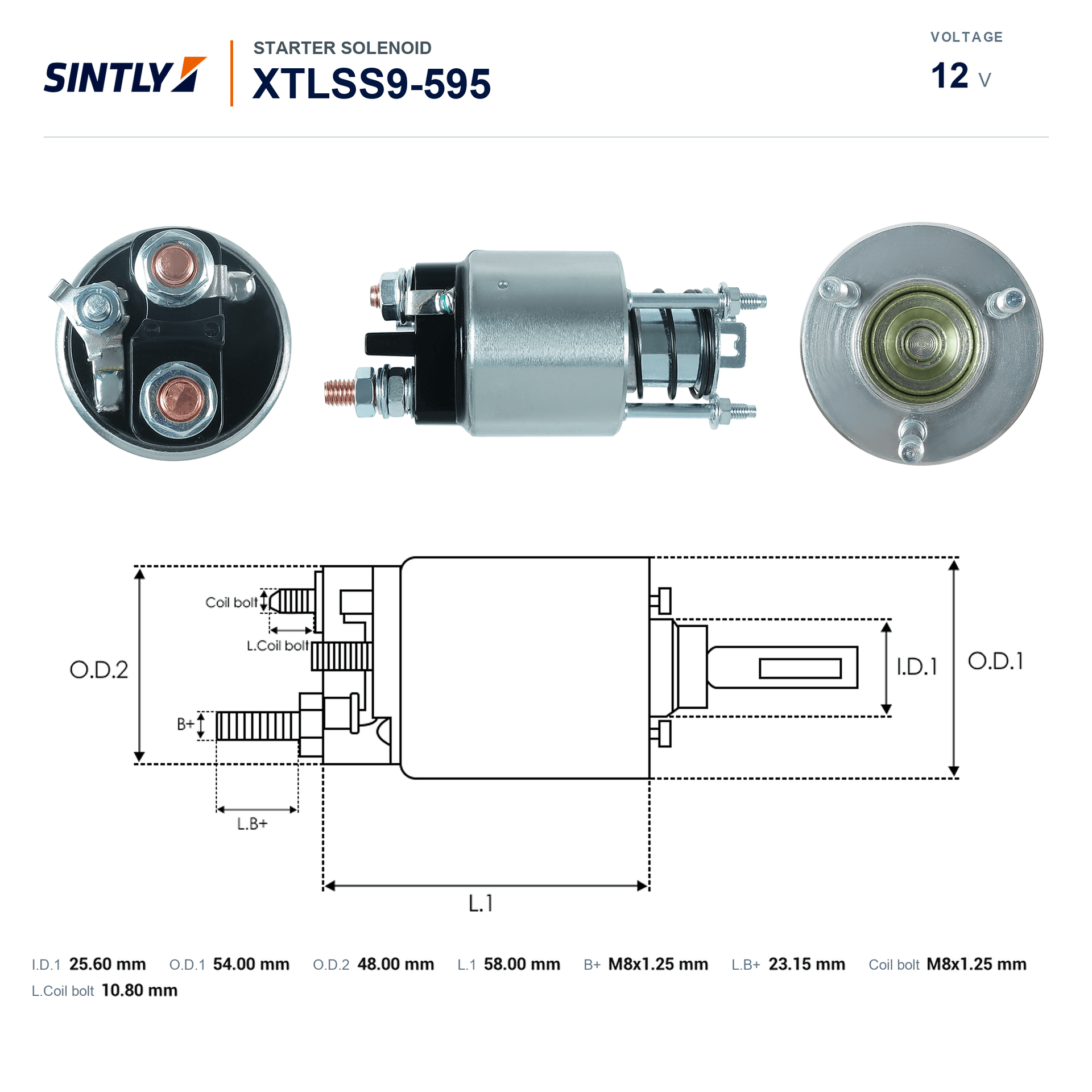 Starter Solenoid XTLSS9-595