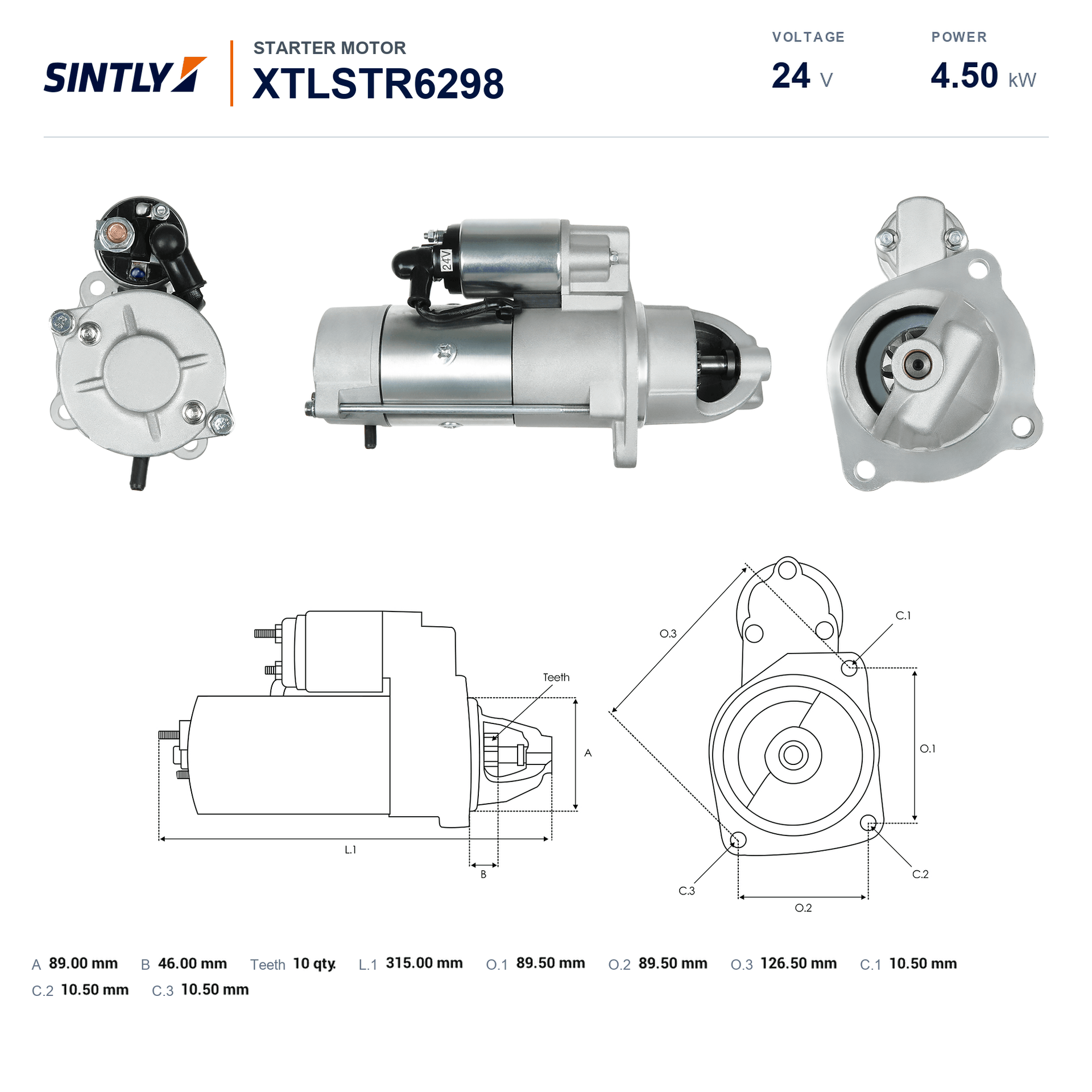 Starter XTLSTR6298