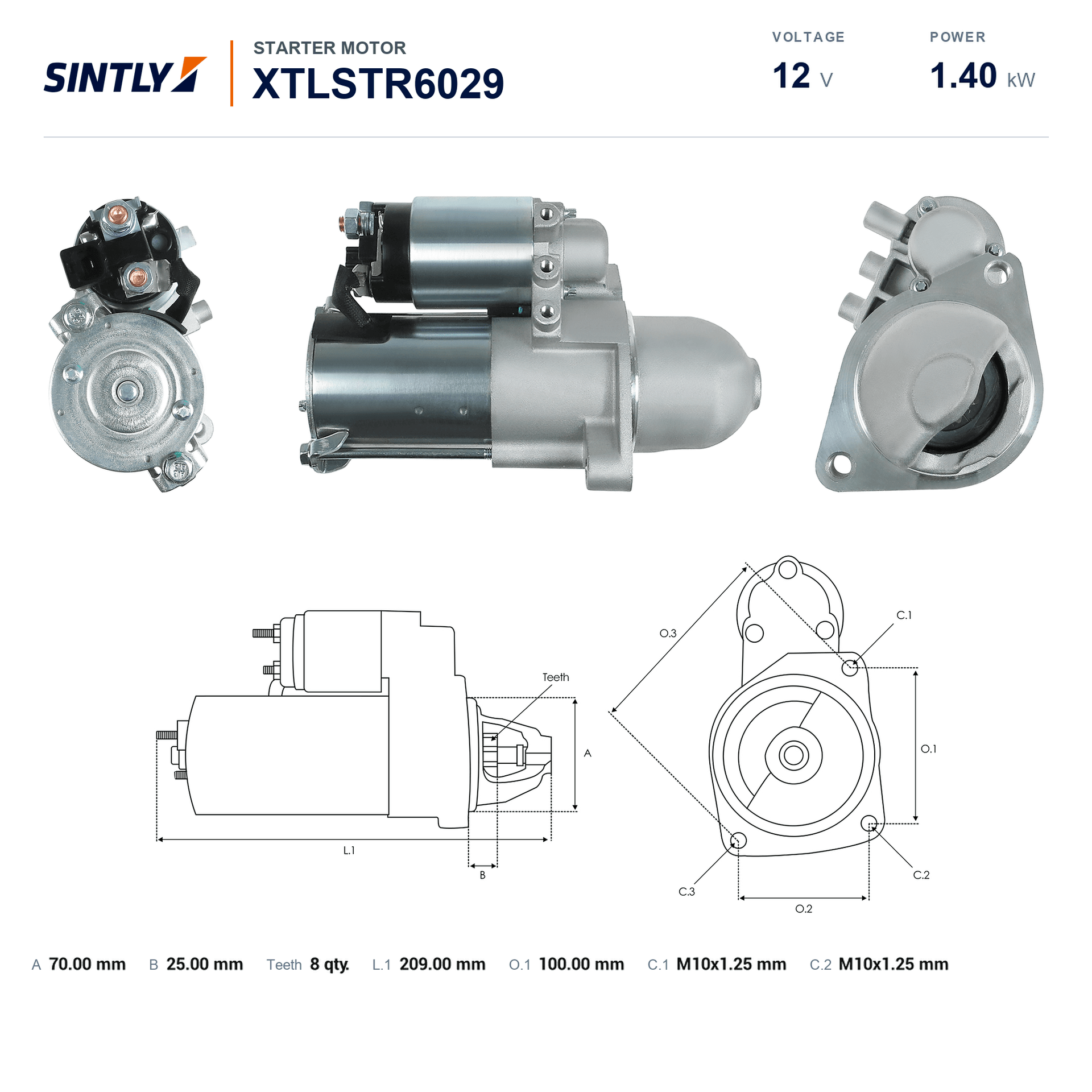 Starter XTLSTR6029