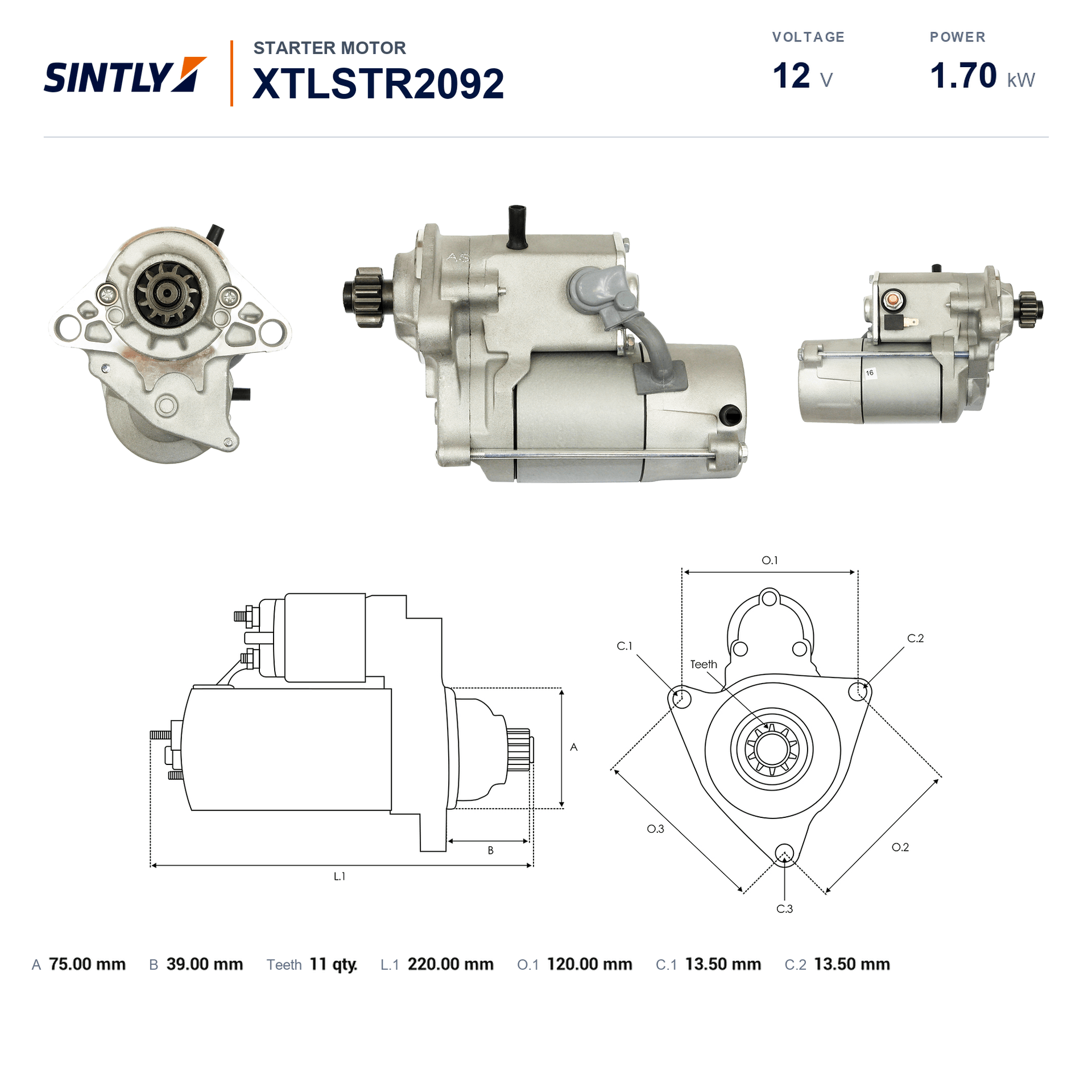 Starter XTLSTR2092