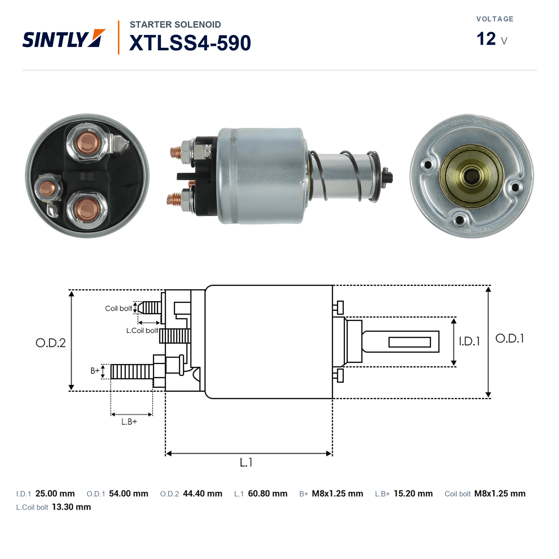 起动机电磁开关 XTLSS4-590