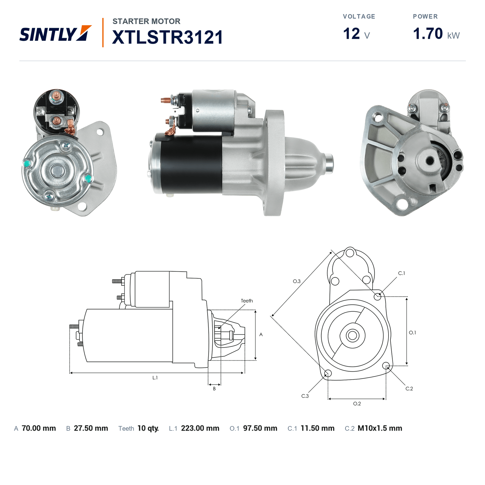 Starter XTLSTR3121
