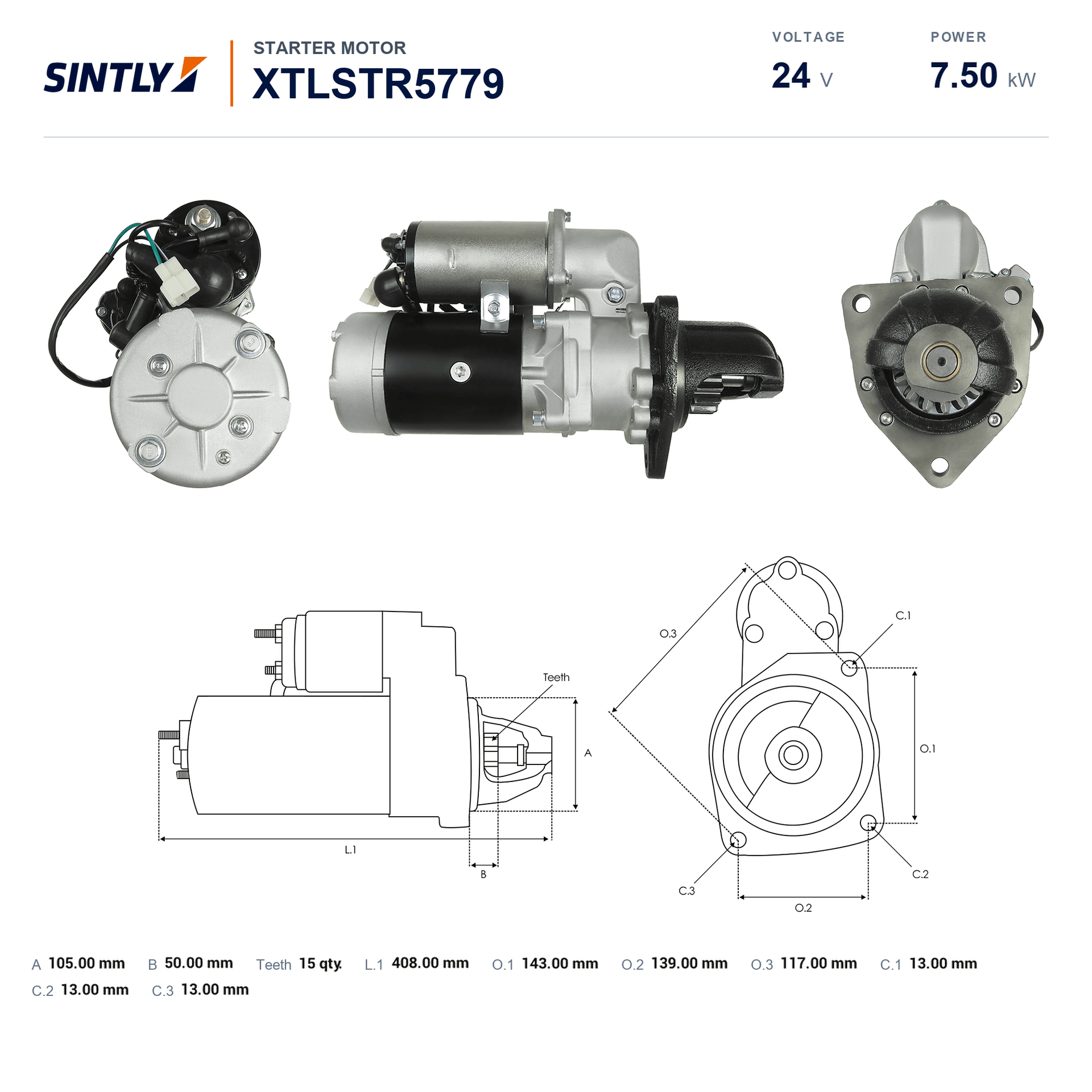 Starter XTLSTR5779