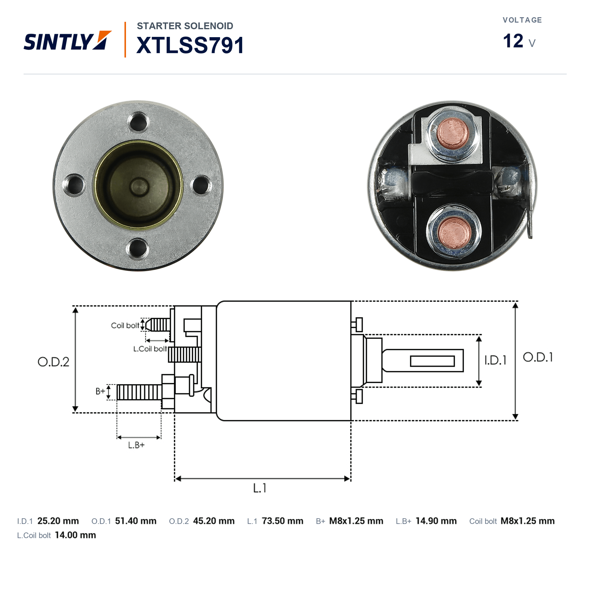 Starter Solenoid XTLSS791