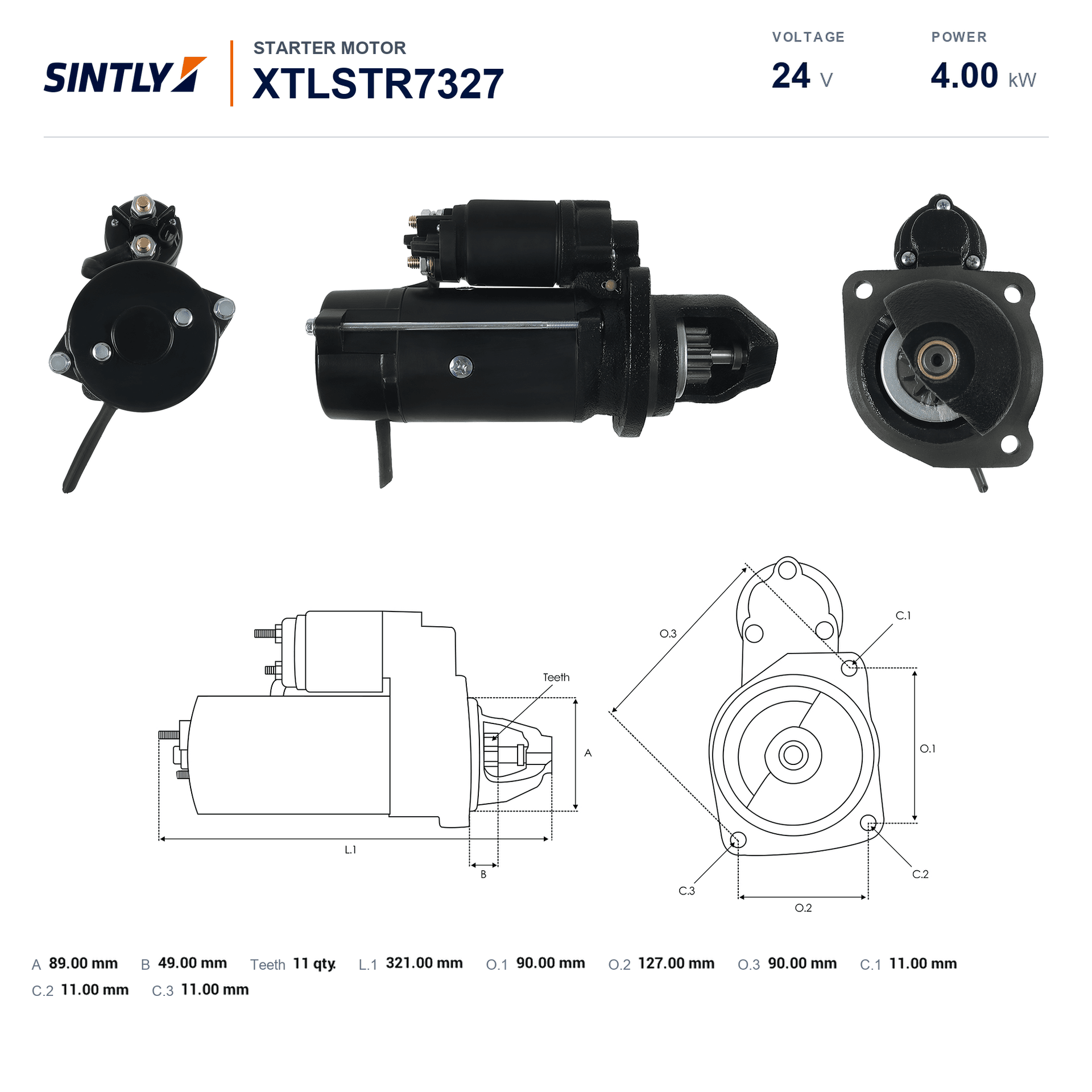 Starter XTLSTR7327