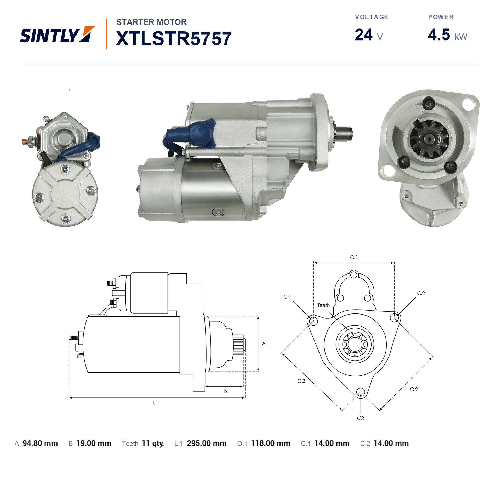 Starter XTLSTR5757