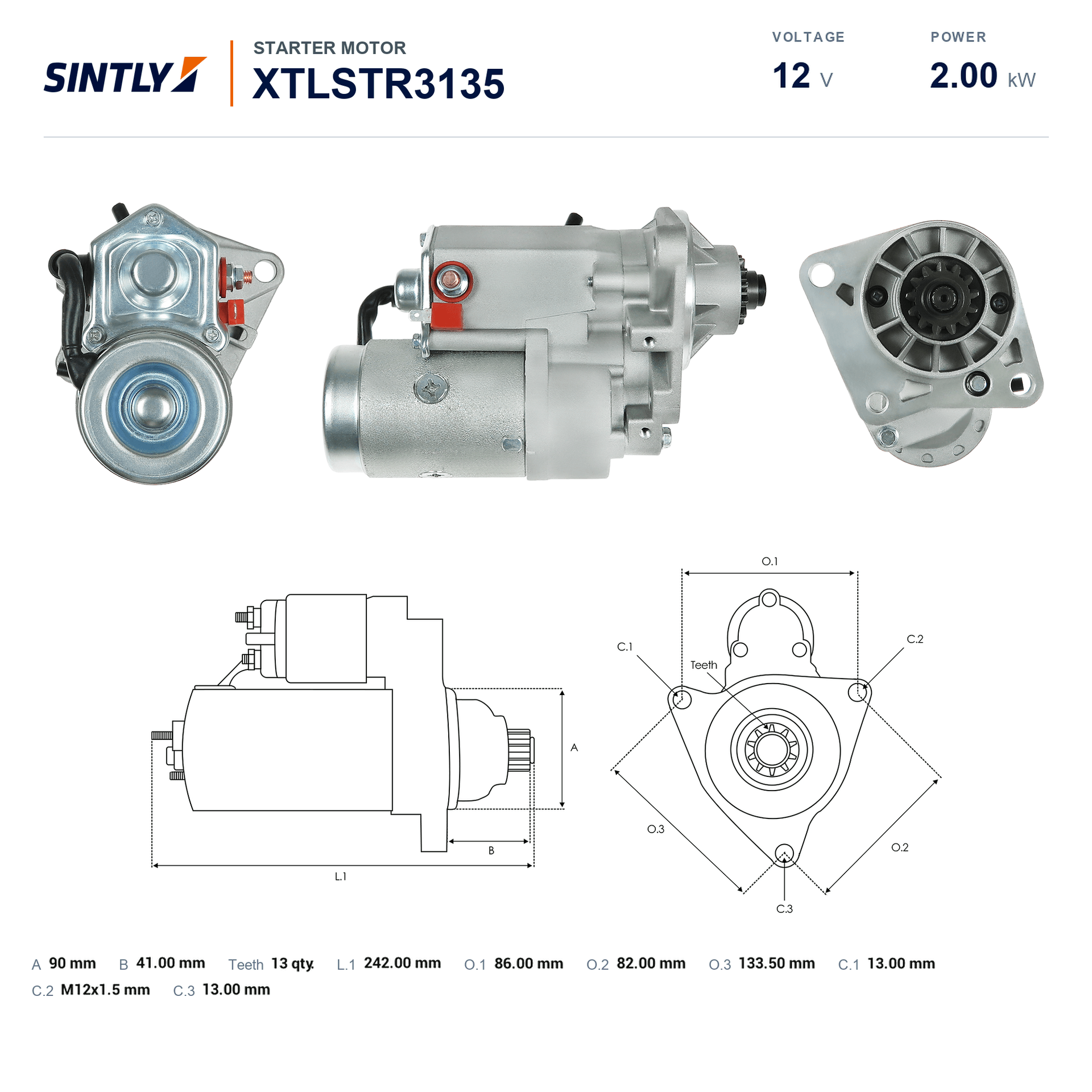 Starter XTLSTR3135