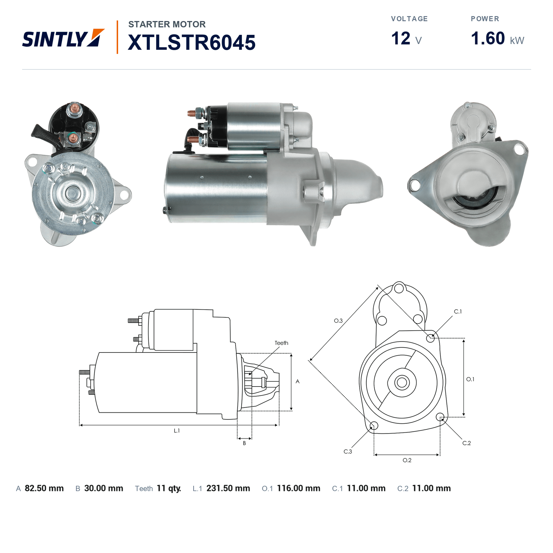 Starter XTLSTR6045