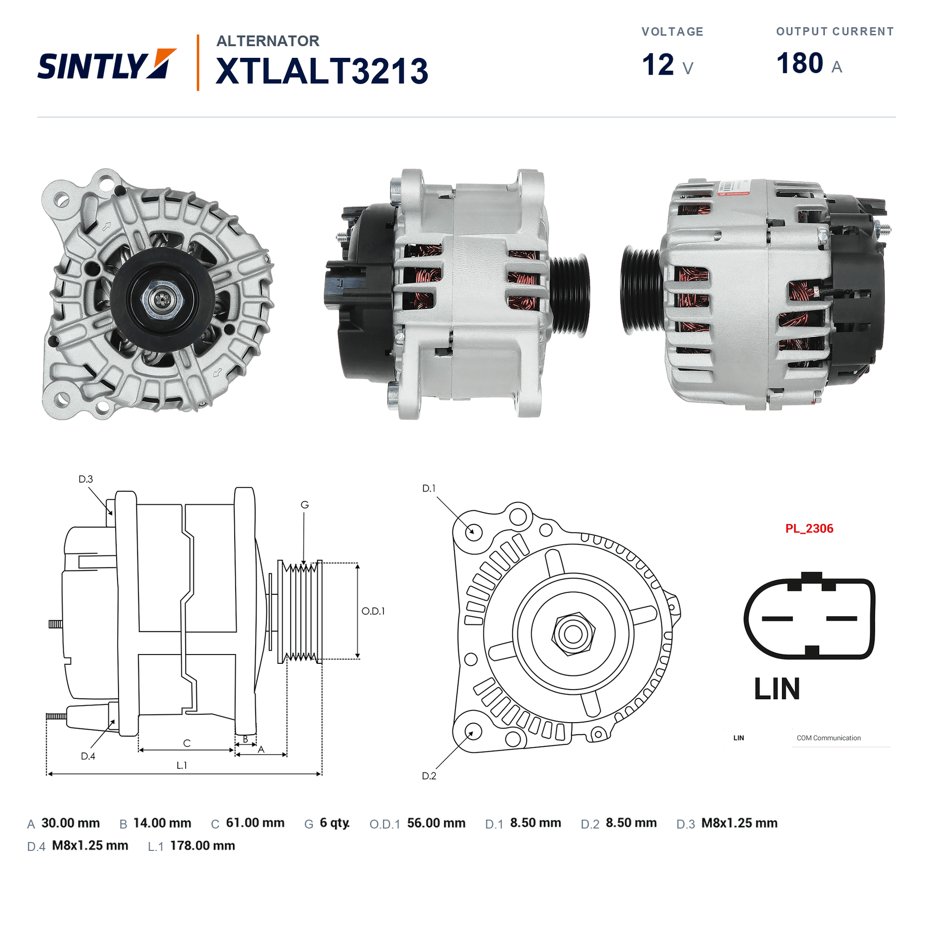 Alternator XTLALT3213