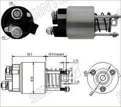 Starter Solenoid XTLSS1-397