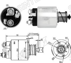 Starter Solenoid XTLSS5-491