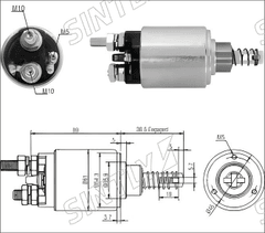 Starter Solenoid XTLSS3-631